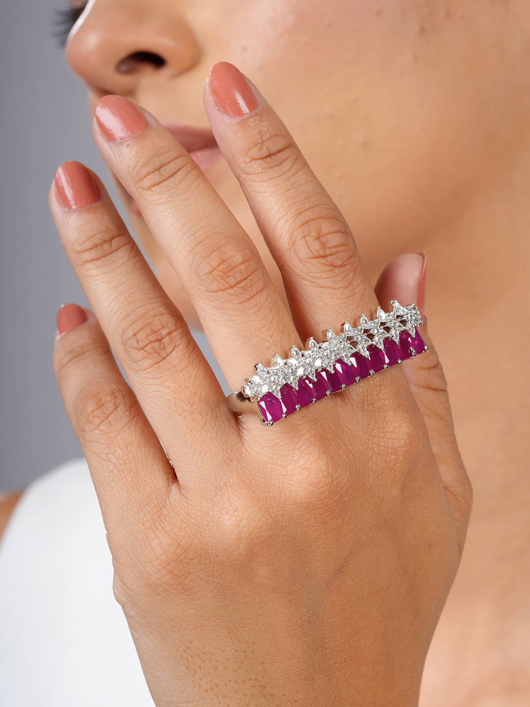 Ruby Edge Ring