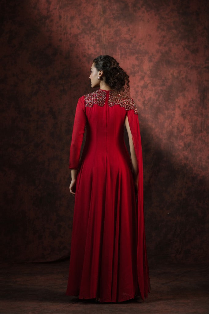 Scarlet Mirage Gown