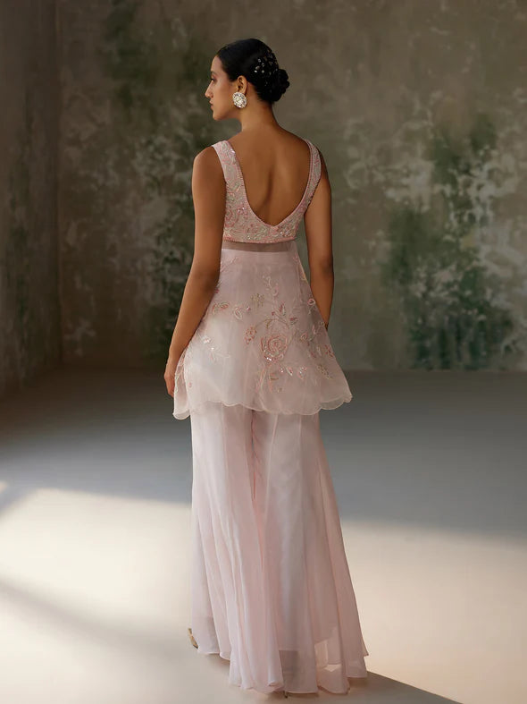 PEONY PINK SHARARA SET