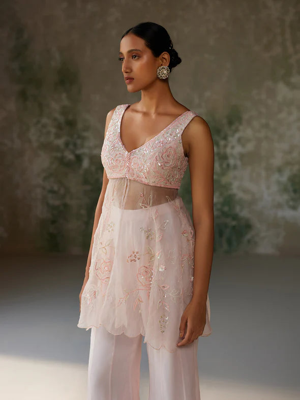 PEONY PINK SHARARA SET