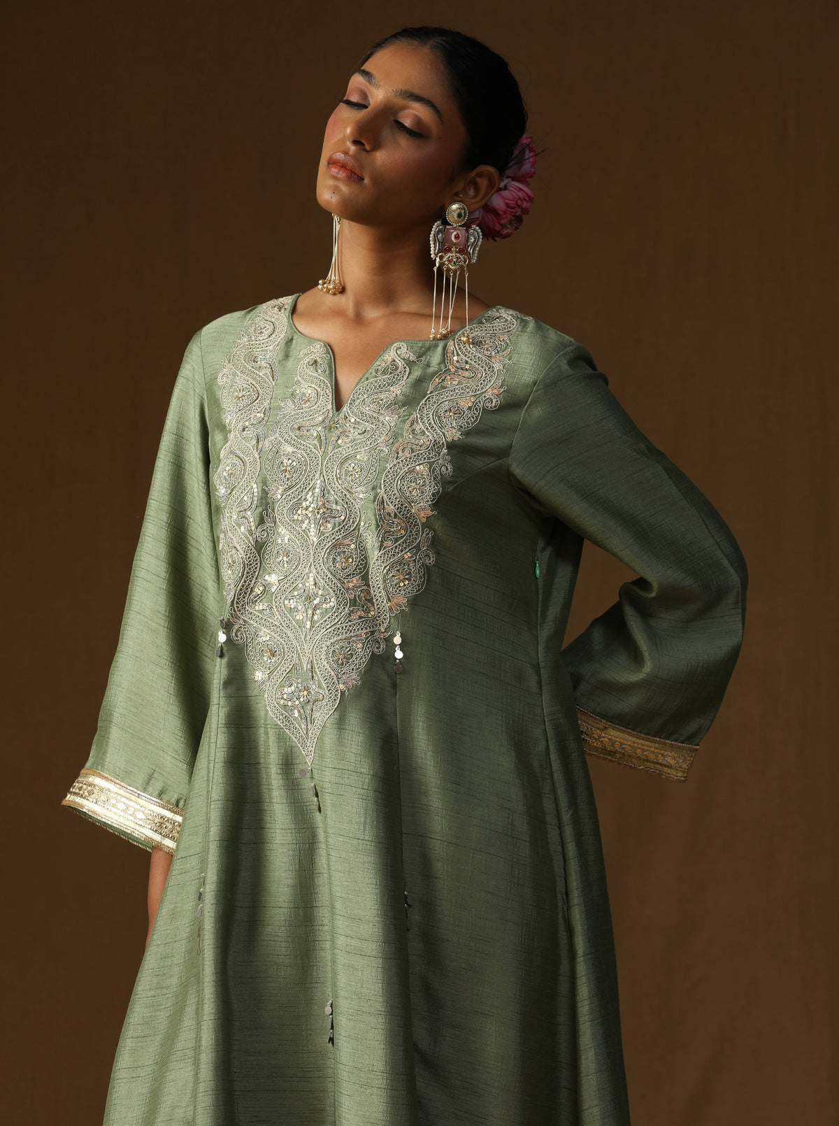 Madhavi – Dhani Embroidered Suit Set