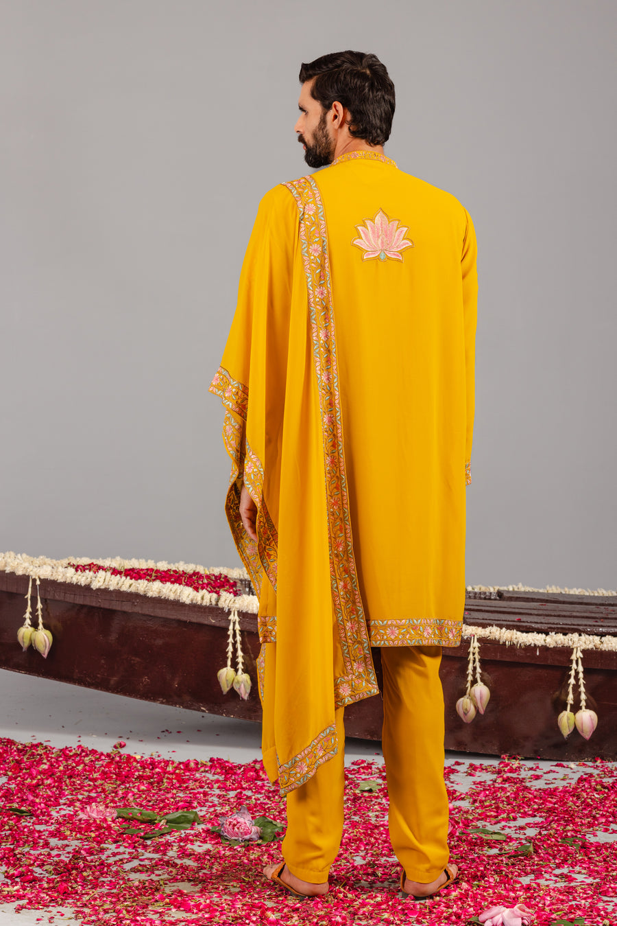 ROYAL DARBAR HALDI KURTA SET