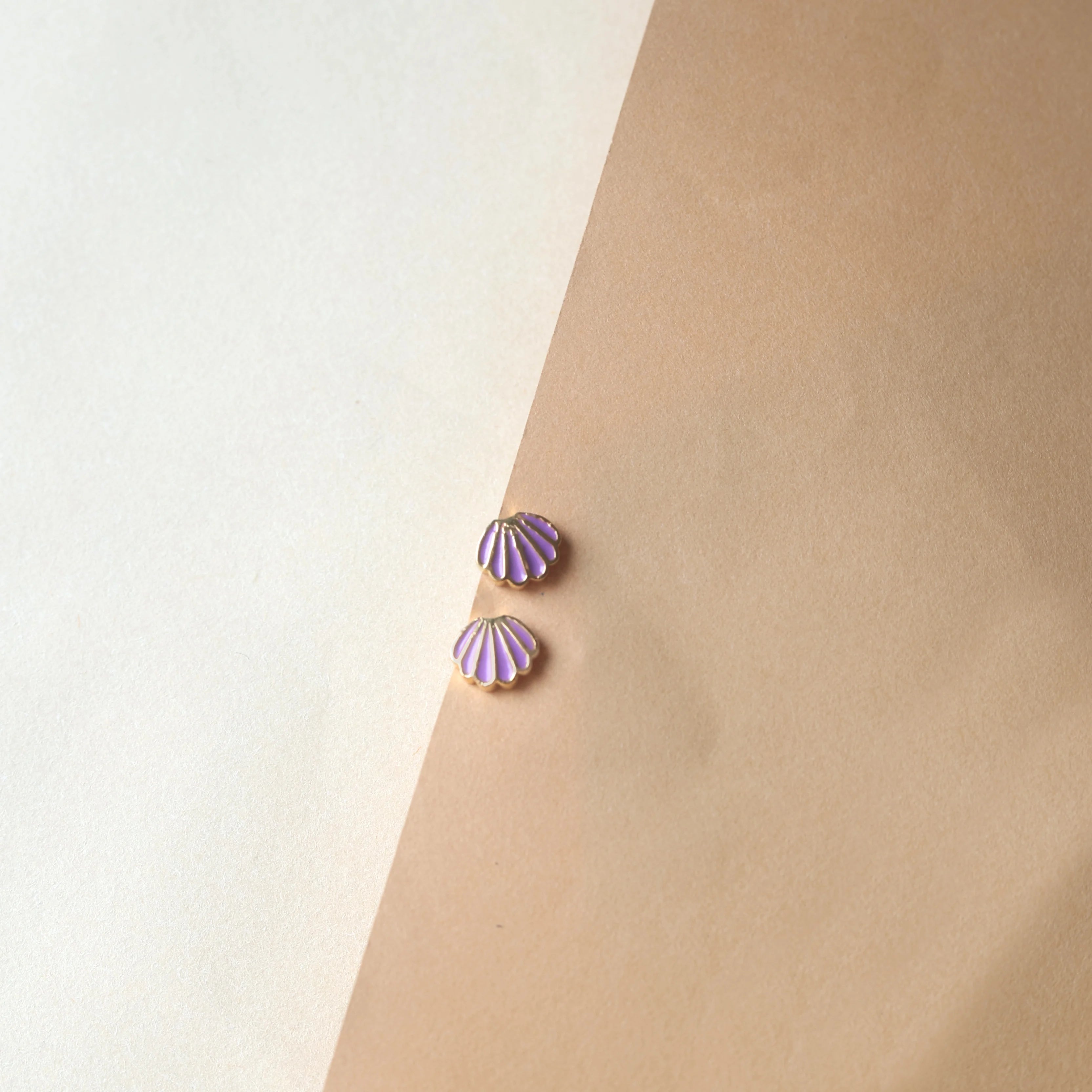 Seashell earrings