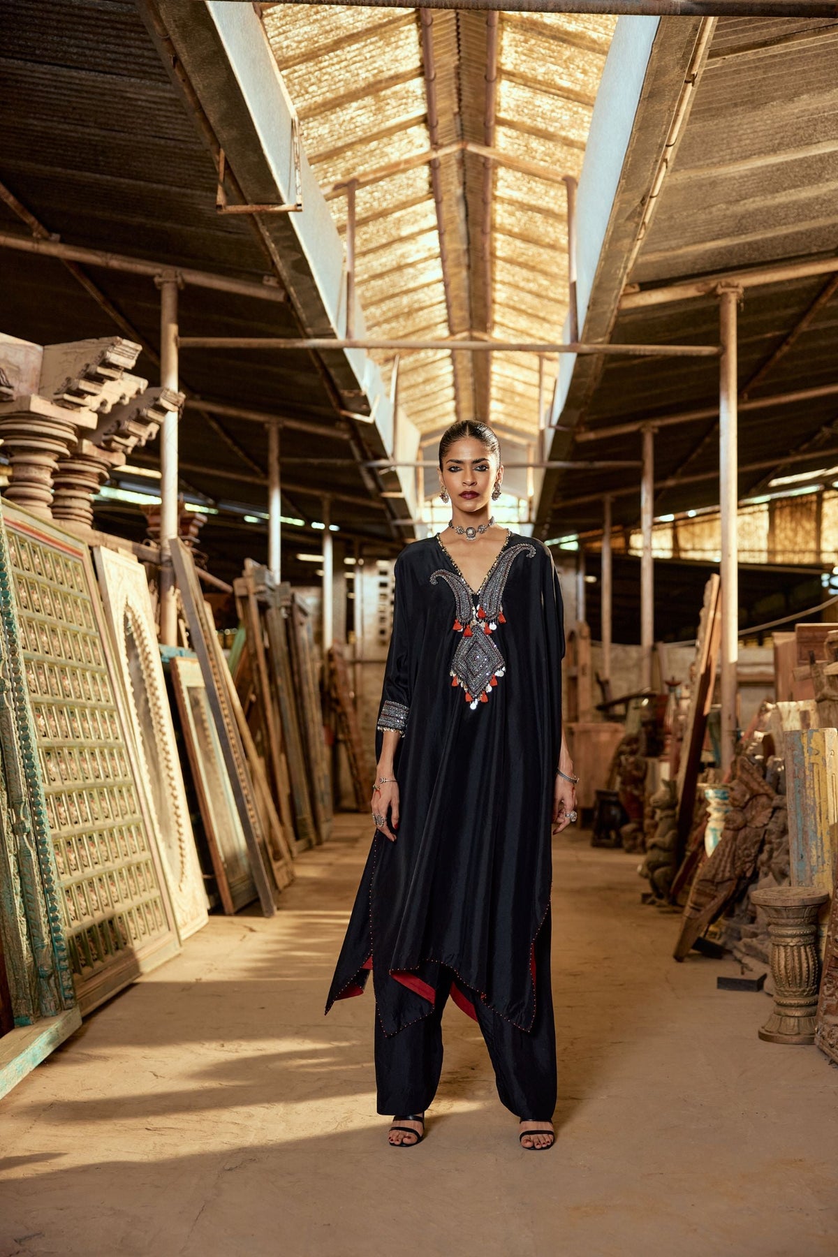 KAFTAN KURTA WITH SALWAR