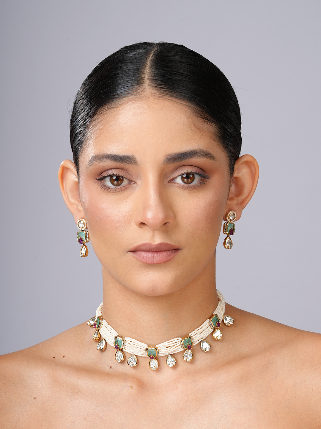 Pearl Mosaic Necklace