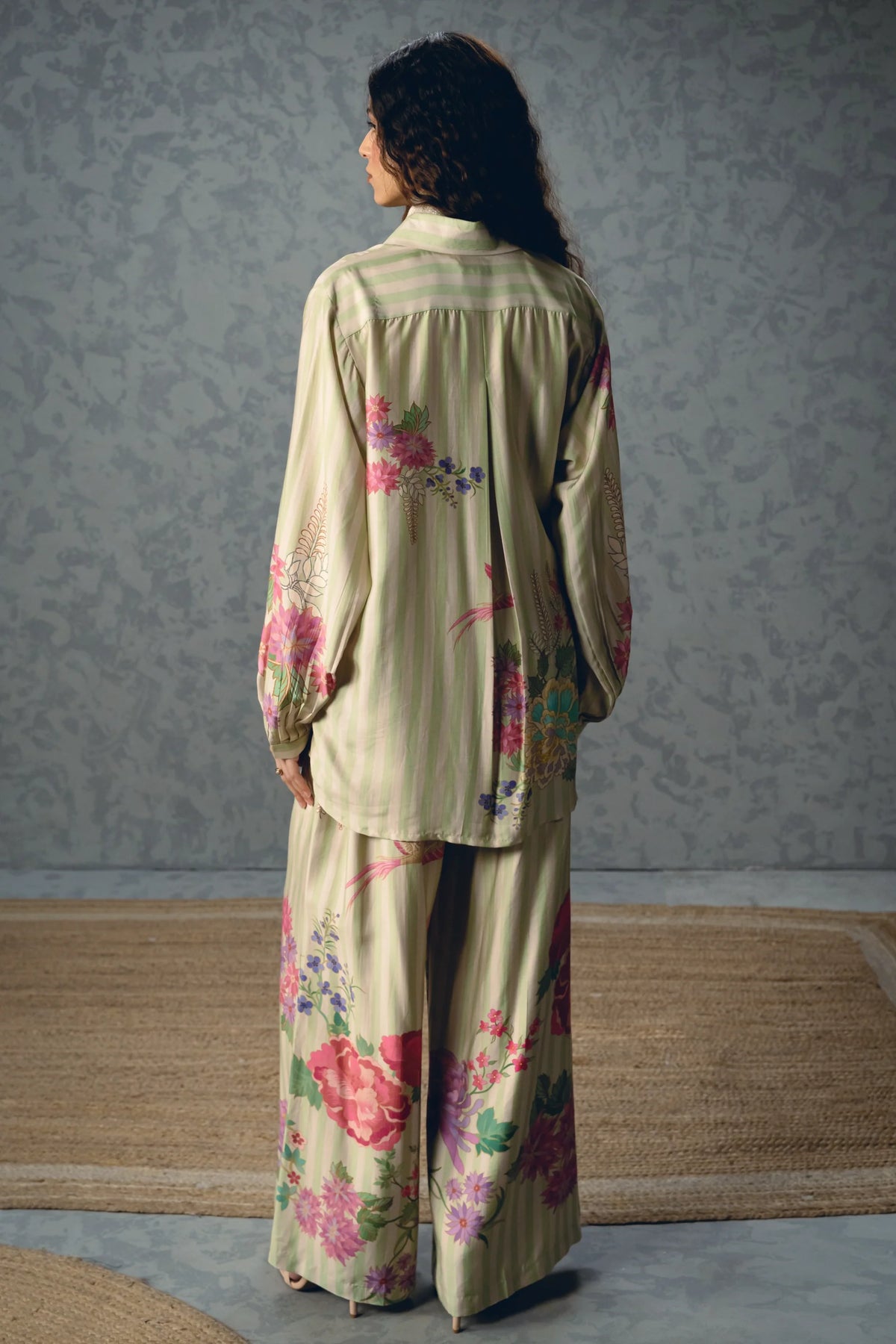 Aika Satin Set- GREEN