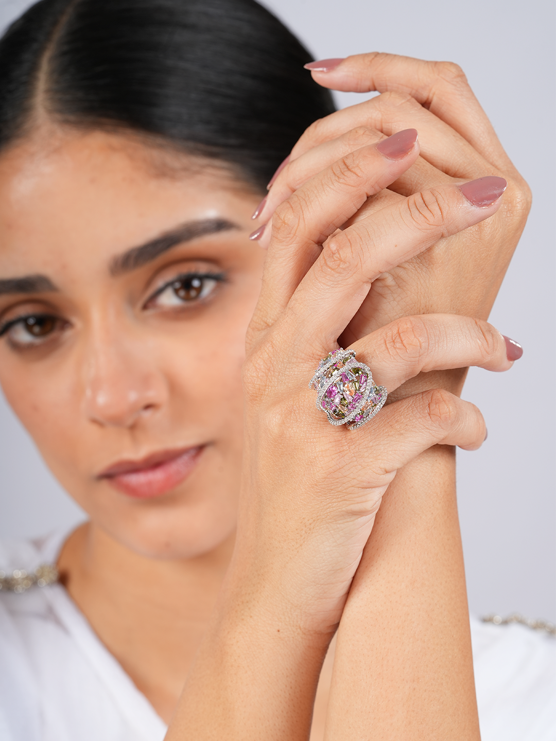Pastel Spark Ring