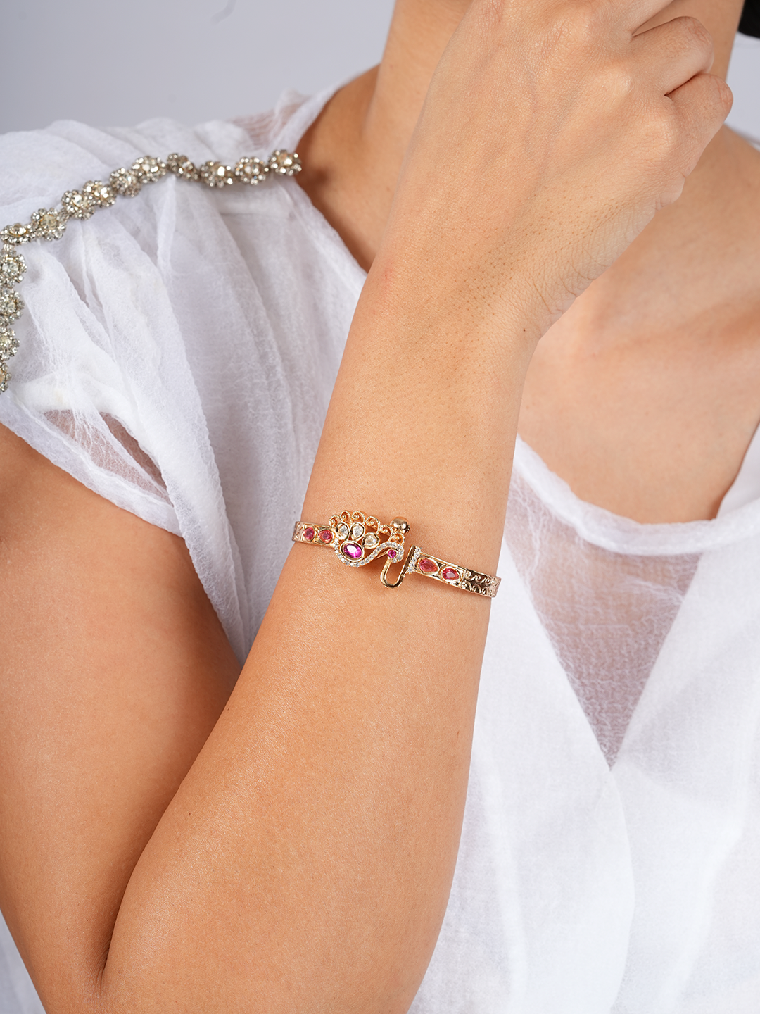 Ornate Ruby Bracelet