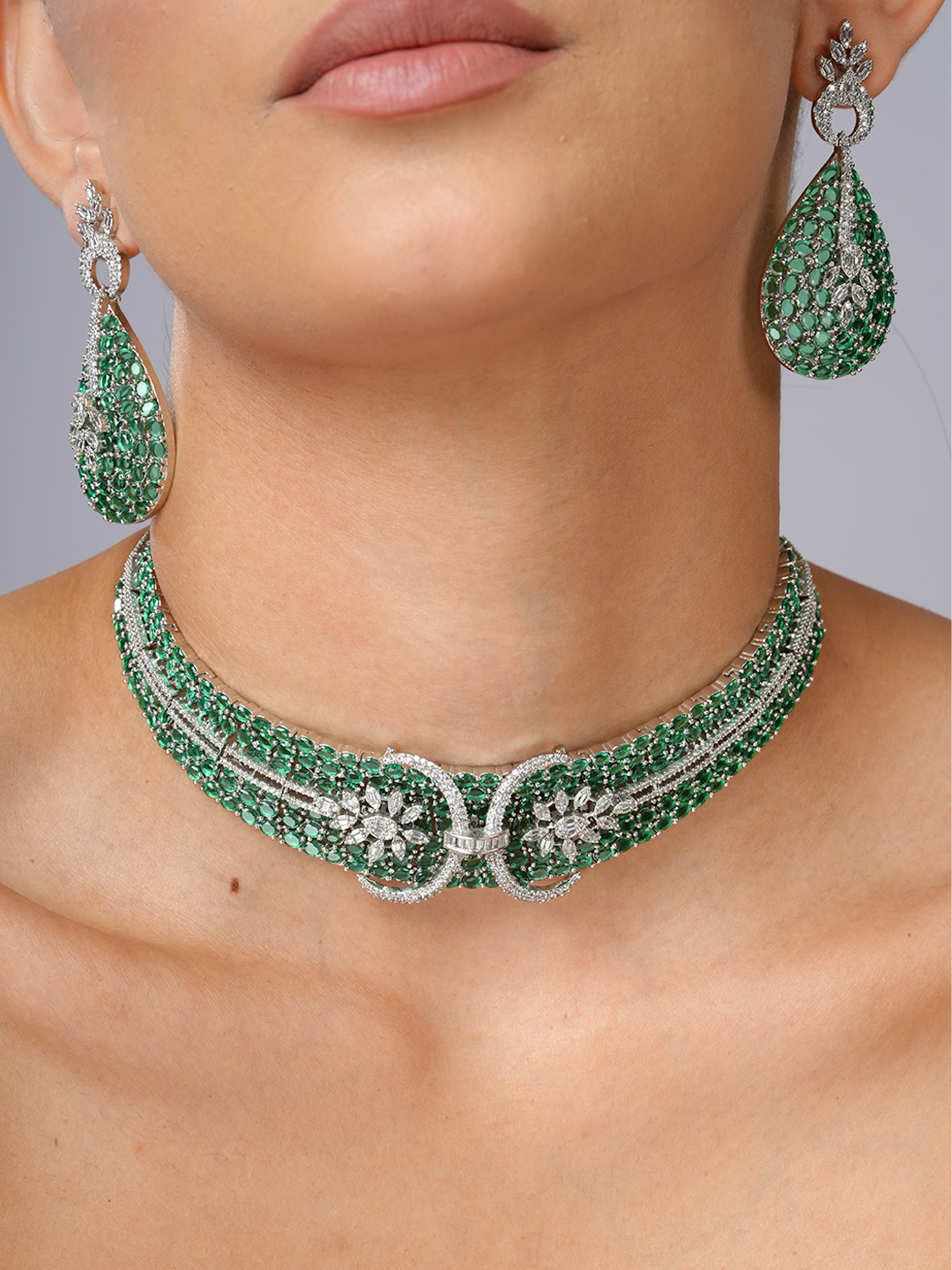 Emerald Illusion Necklace