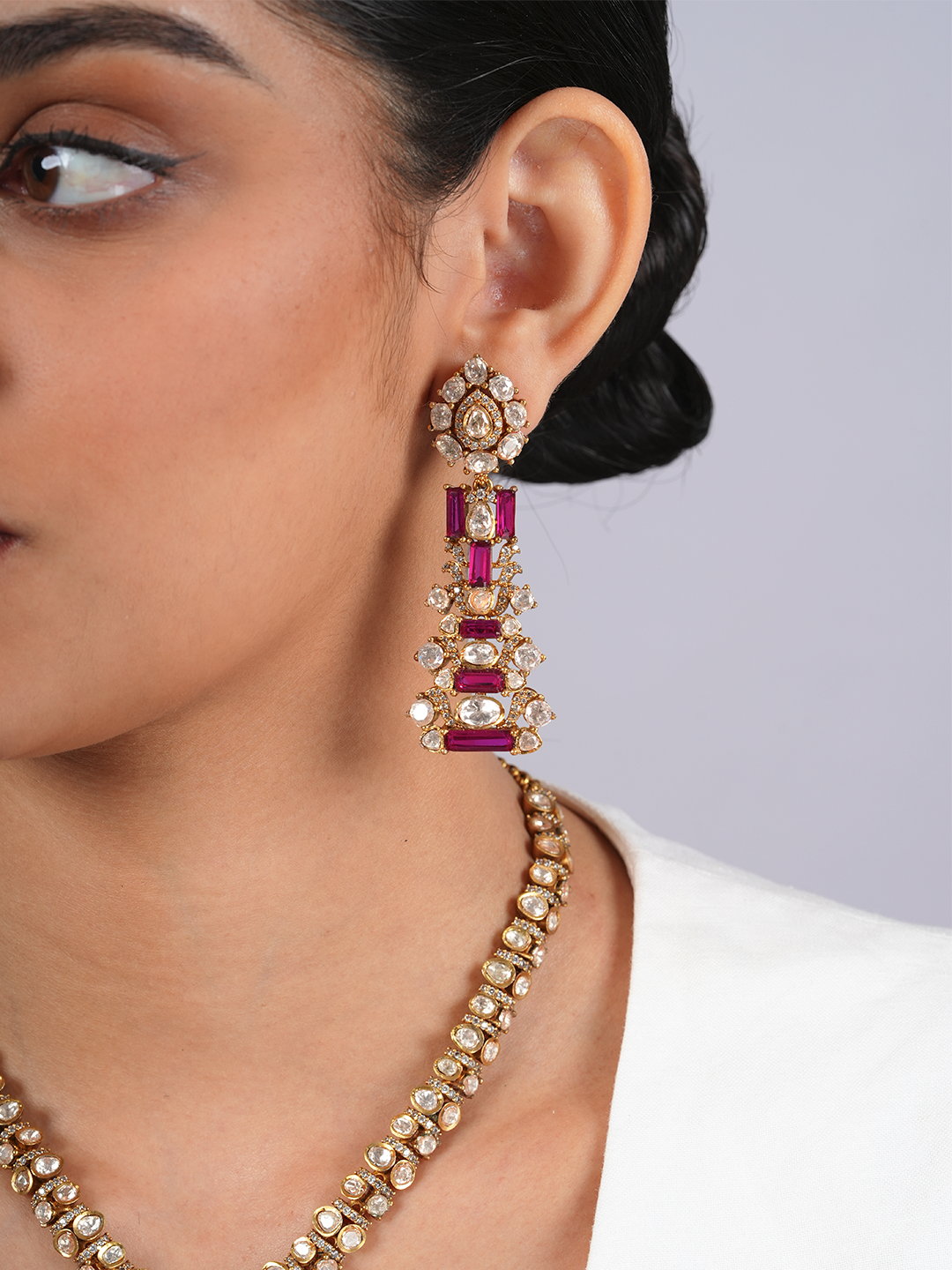 Ruby Statement Necklace