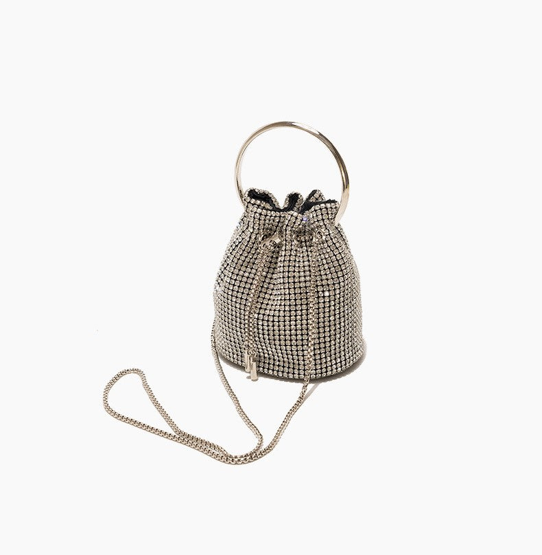 Fiama - ladies Bucket Bag with rhinestones