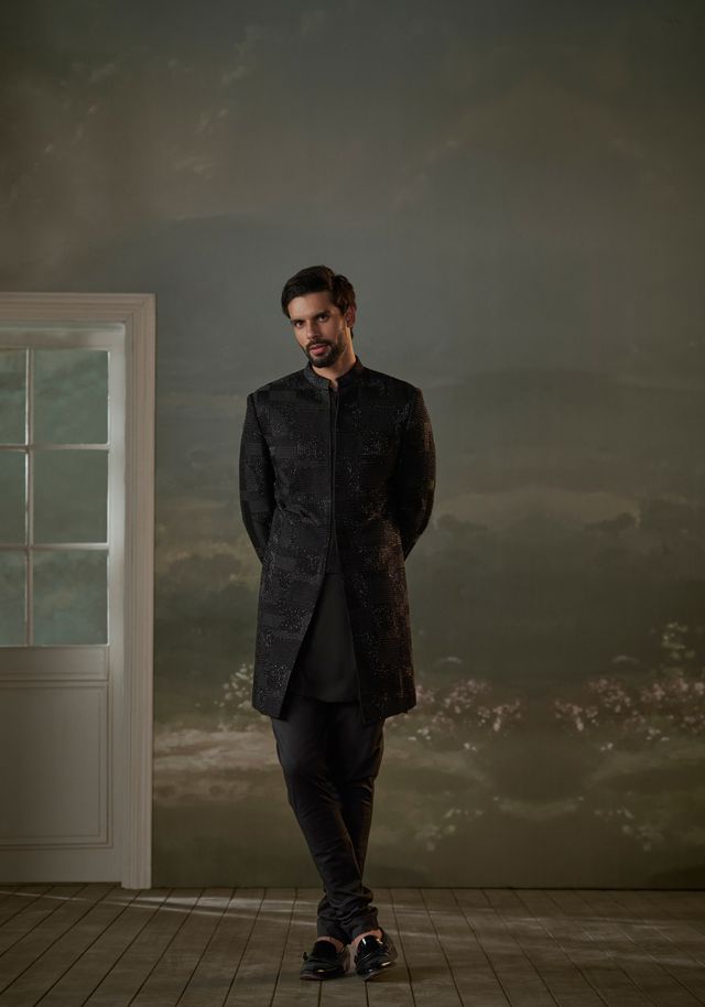 Sherwani Kurta Trouser Set