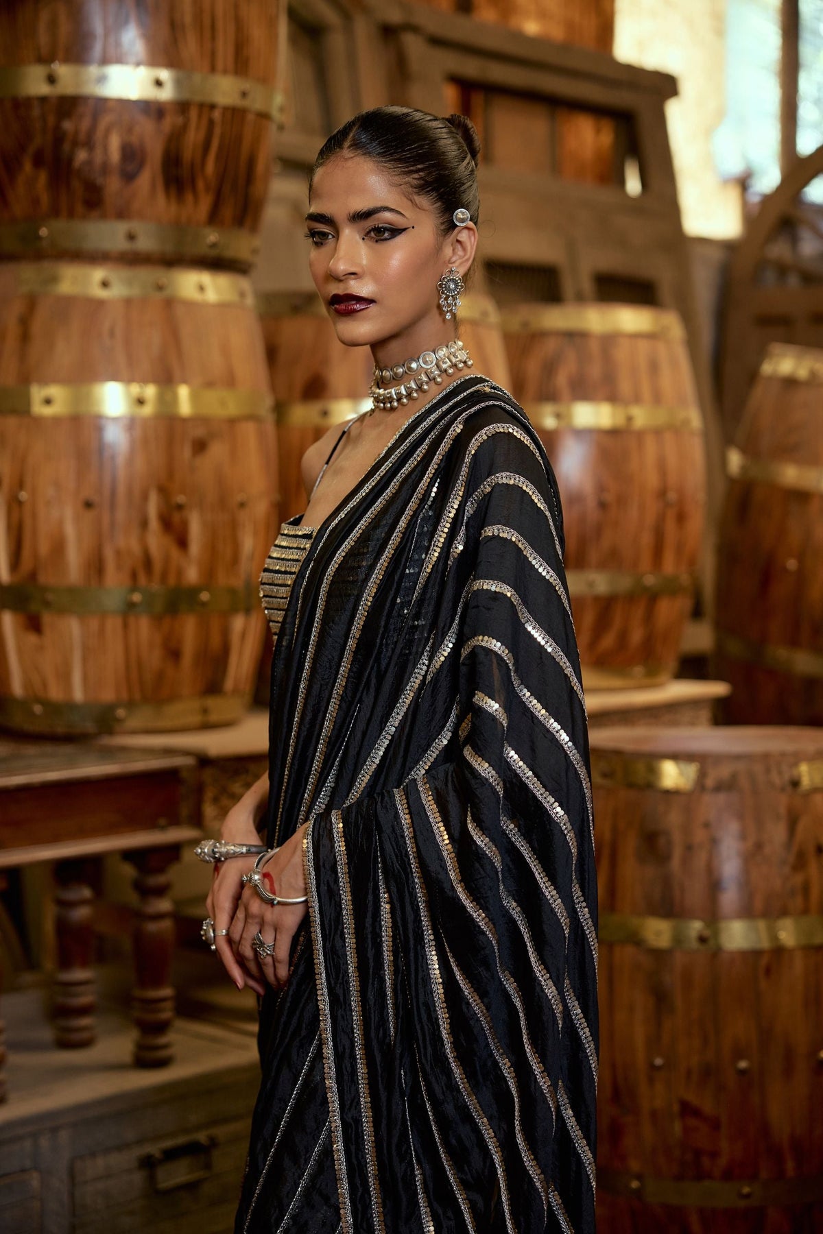 METAL SAREE