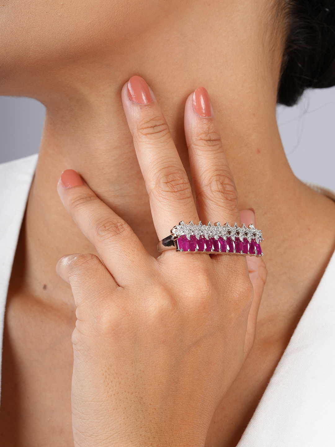 Ruby Edge Ring