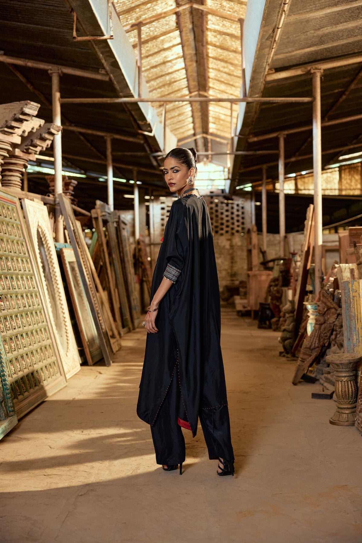 KAFTAN KURTA WITH SALWAR