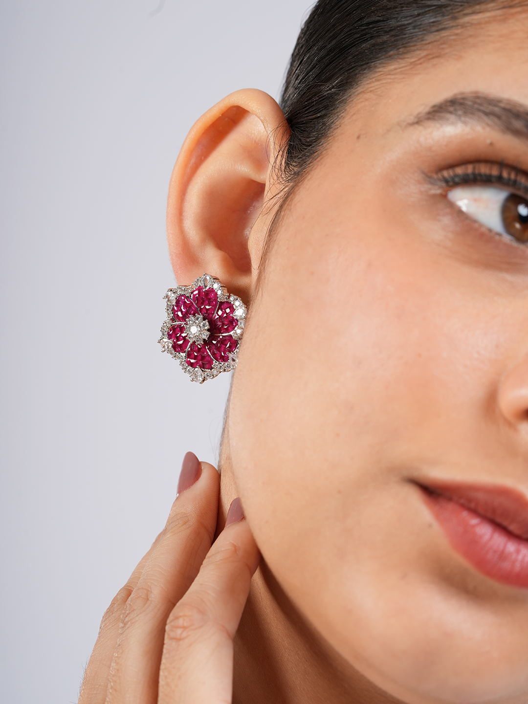 Ruby Bloom Studs
