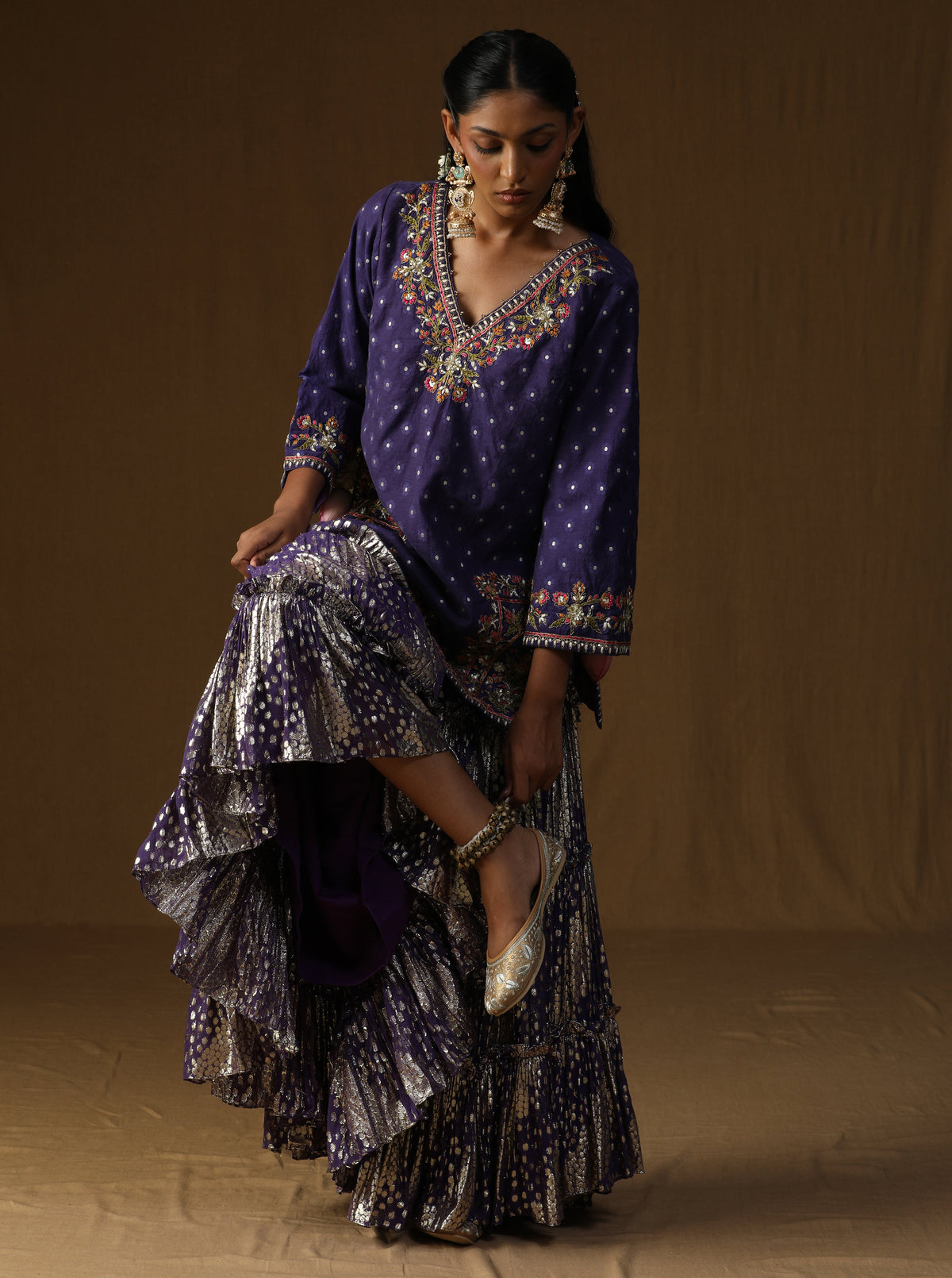Noorika -Neel Kusum Sharara Set
