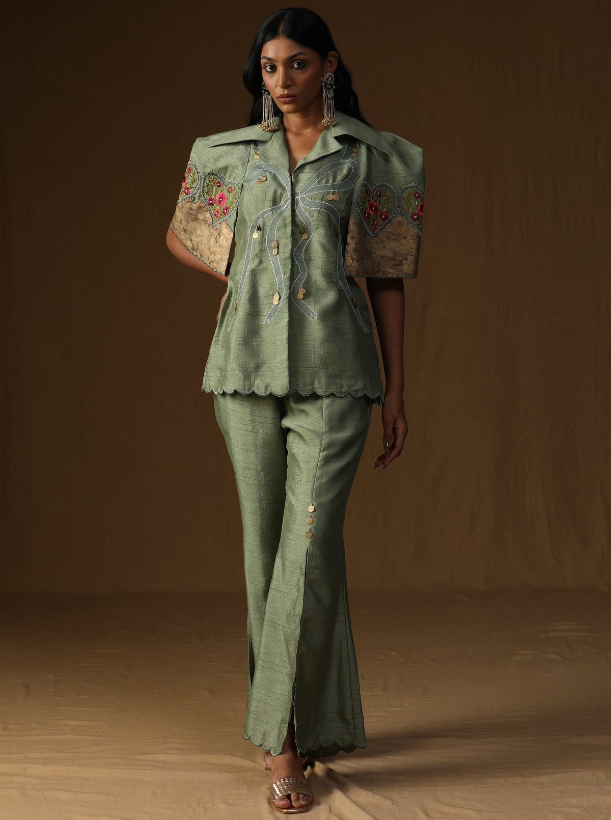 Chitra Pista Noor – The Artisan Rooh Co-ord Set