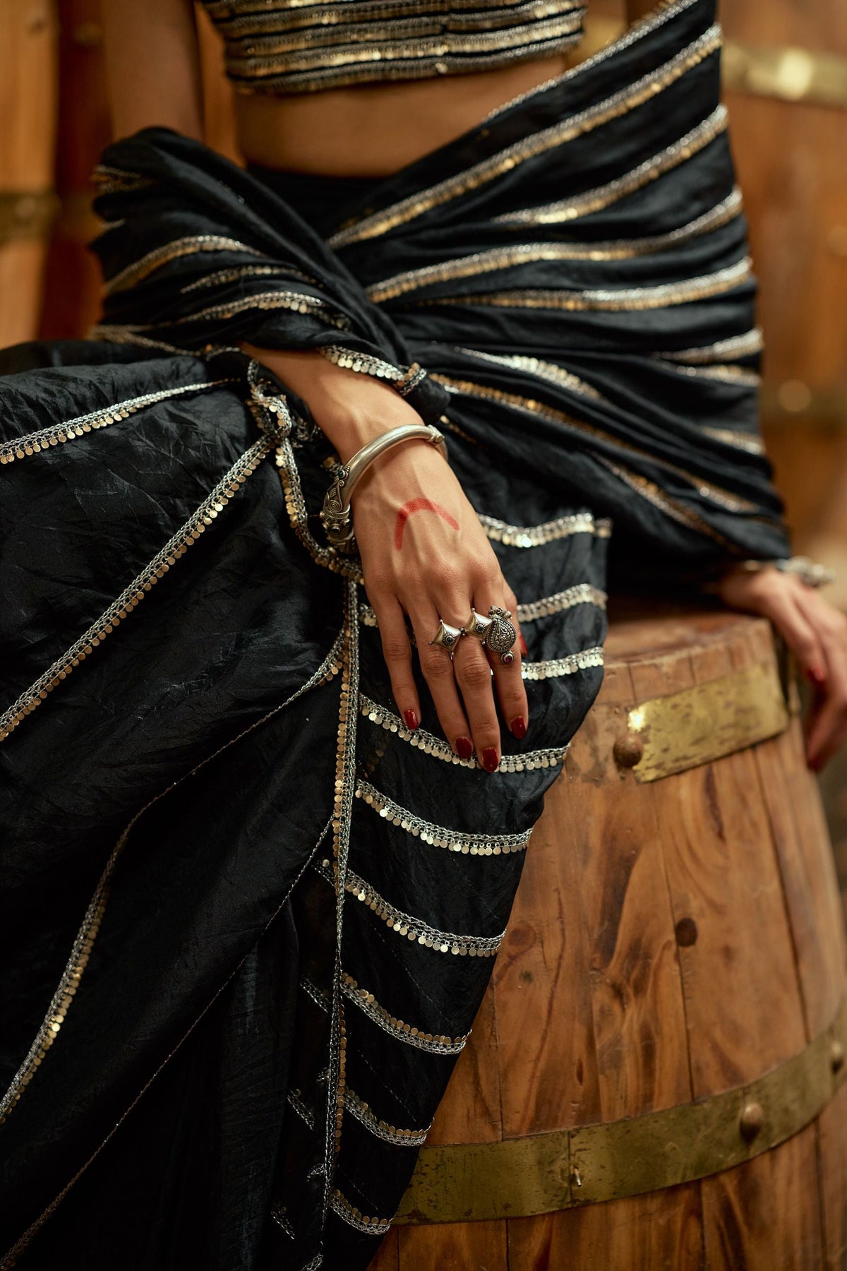 METAL SAREE
