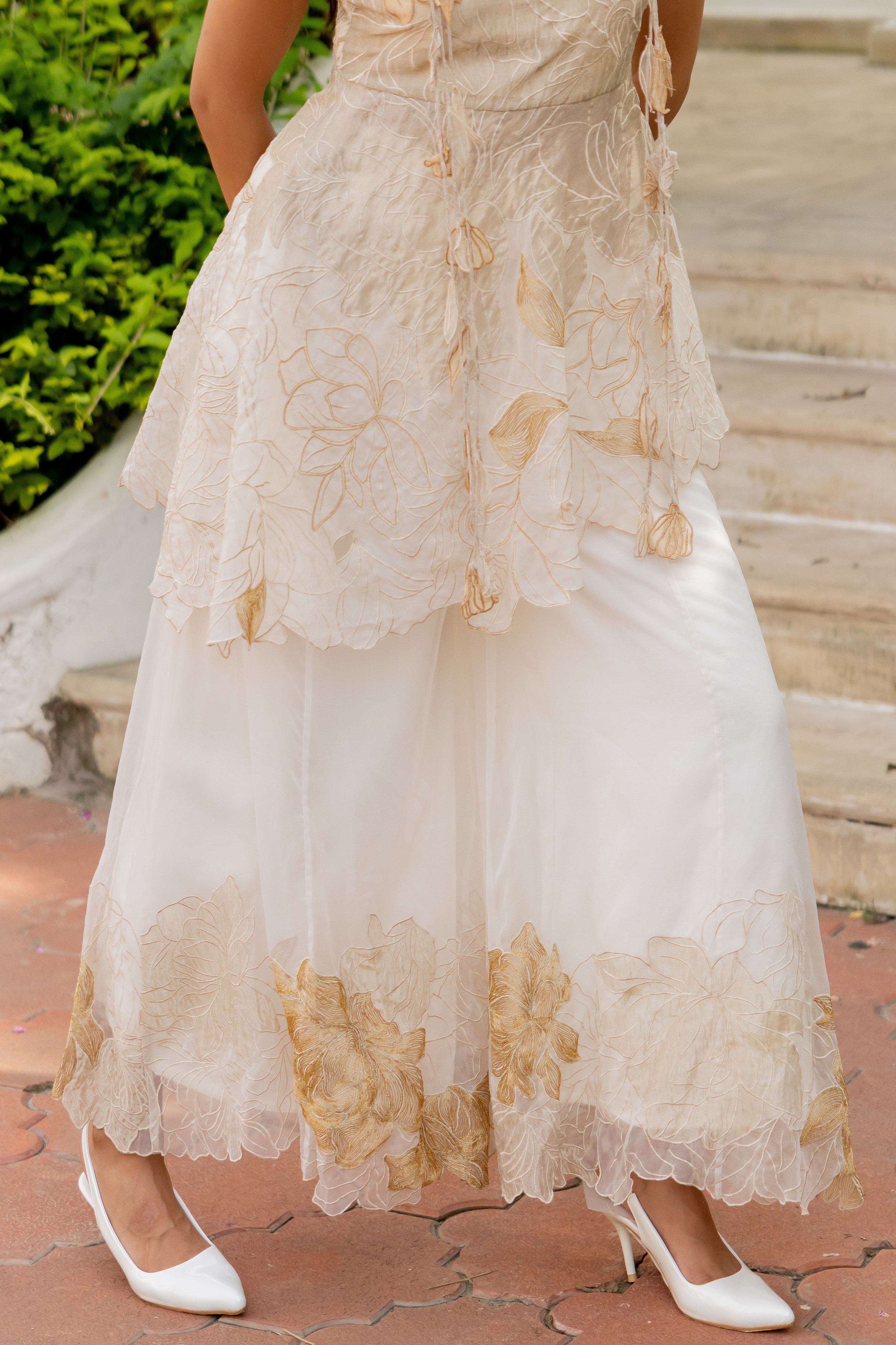 IVORY KURTA SET (shwetha)