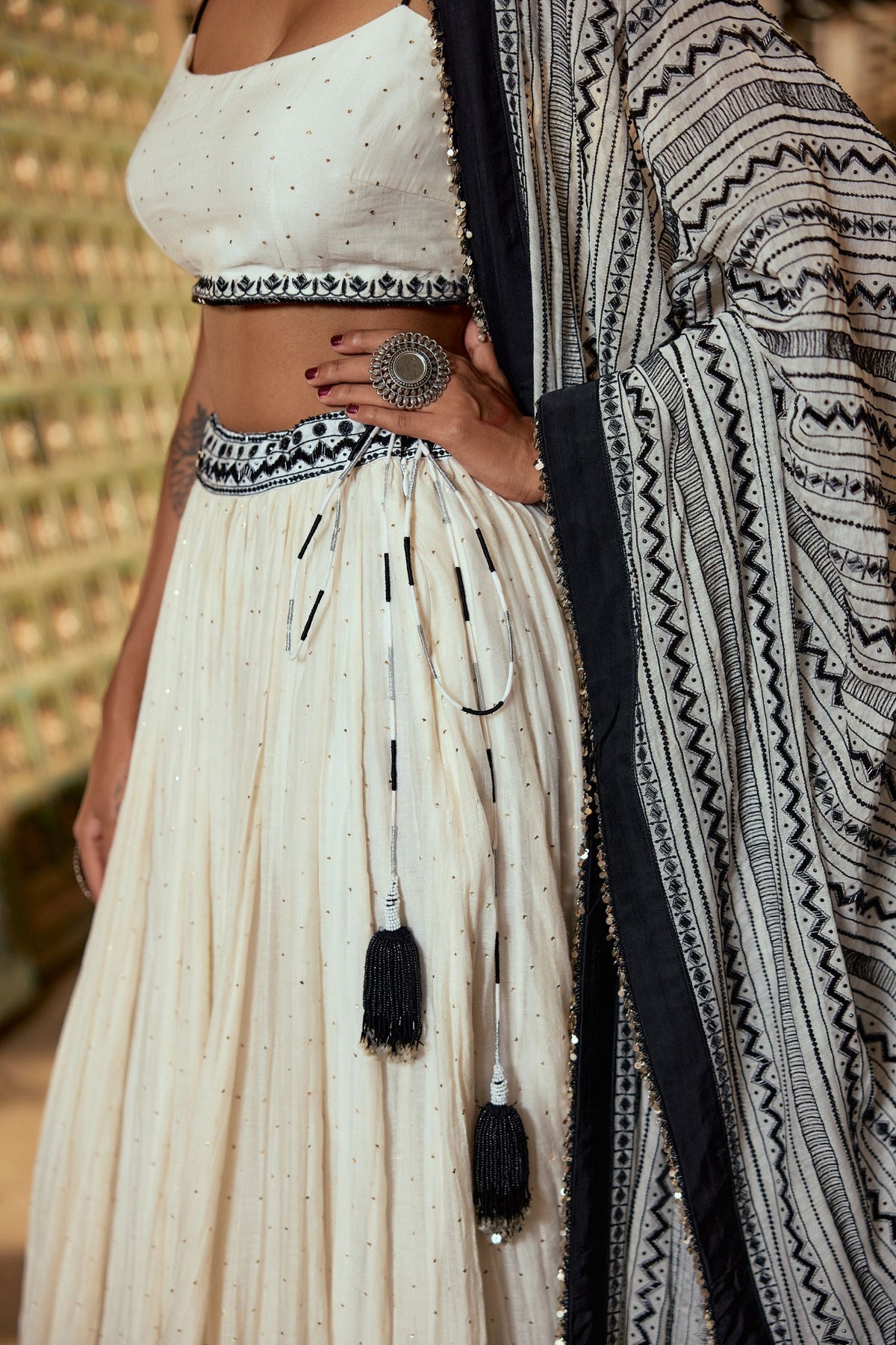LEHENGA PAIRED WITH BLOUSE AND DUPATTA