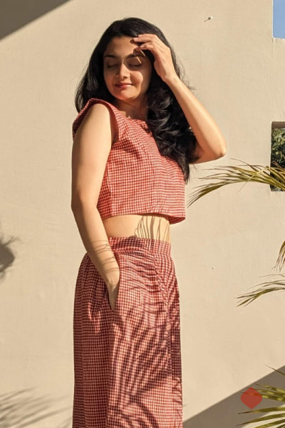 Gunkali – Contemporary Skirt & Top Set | Naturally Dyed | Organic Cotton