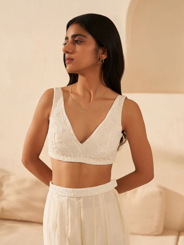 Jasmine Organza Jacket Set