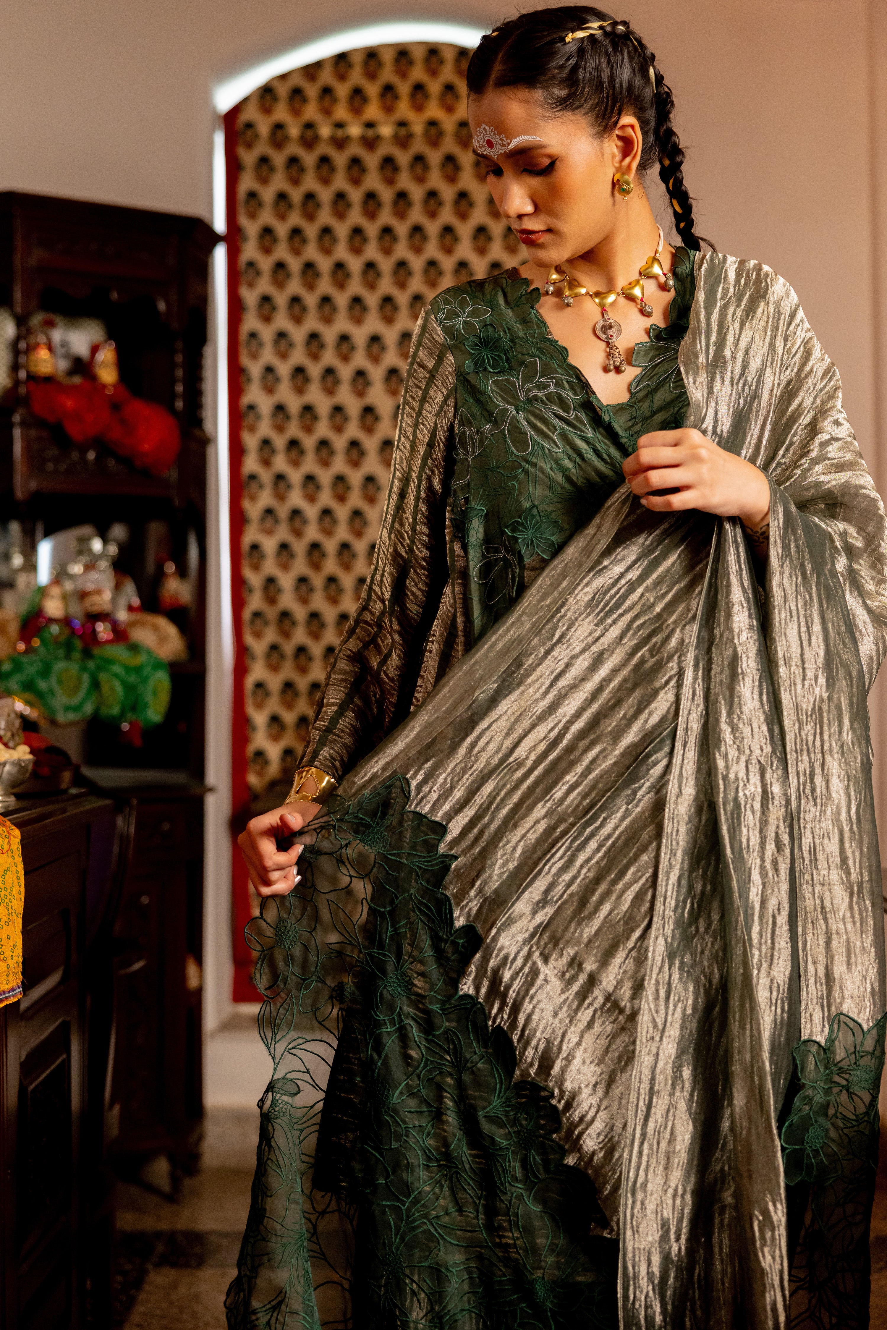 Bottle green set (Amyra)