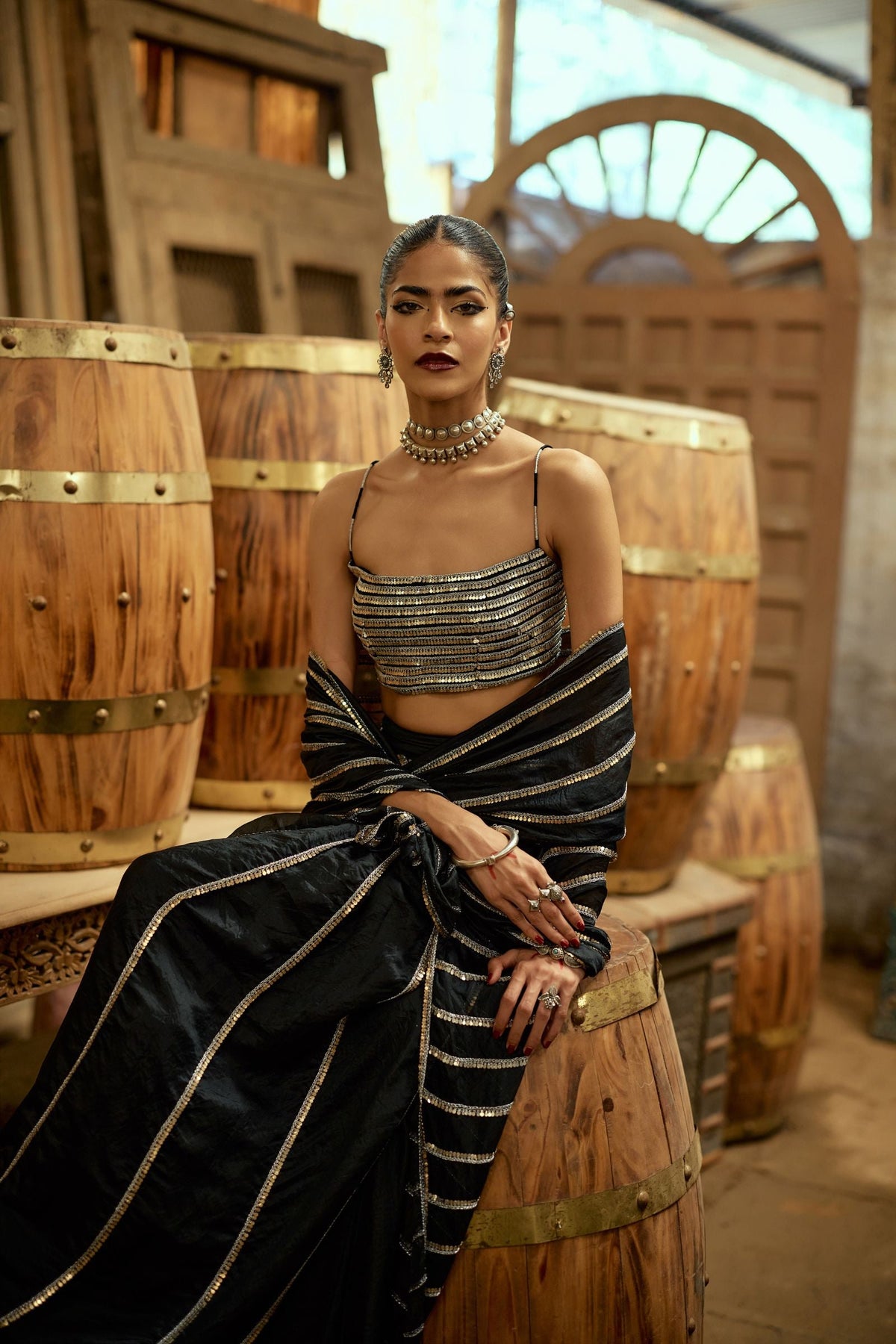 METAL SAREE