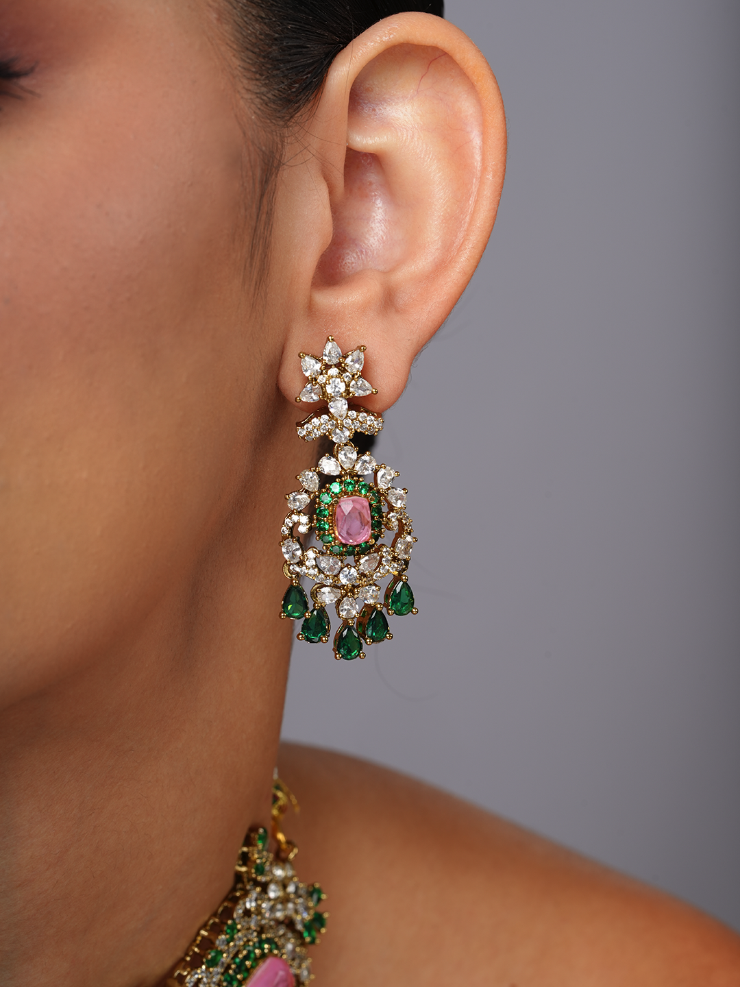 Pink Regent Necklace