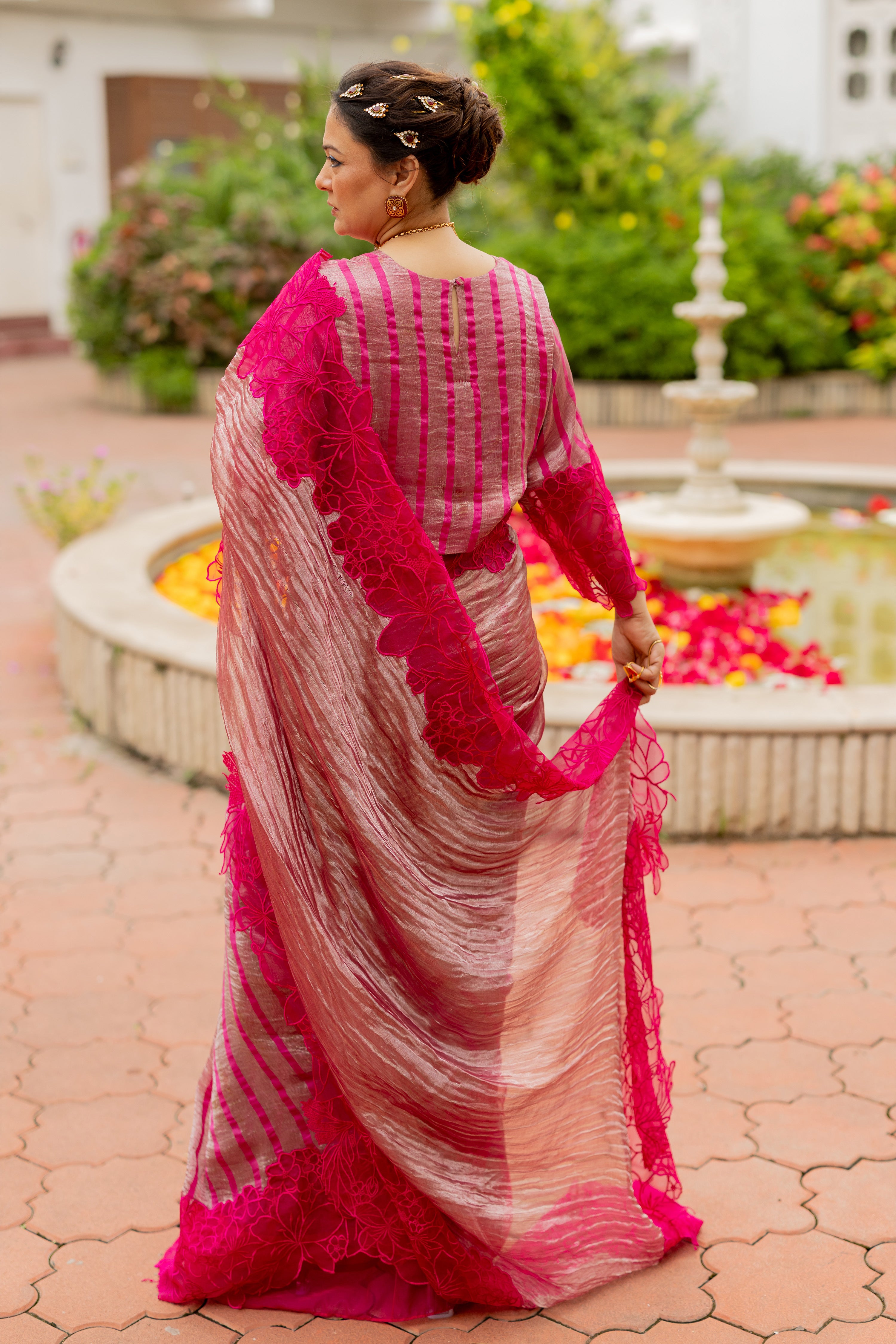 HOTPINK SAREE (LEELA)