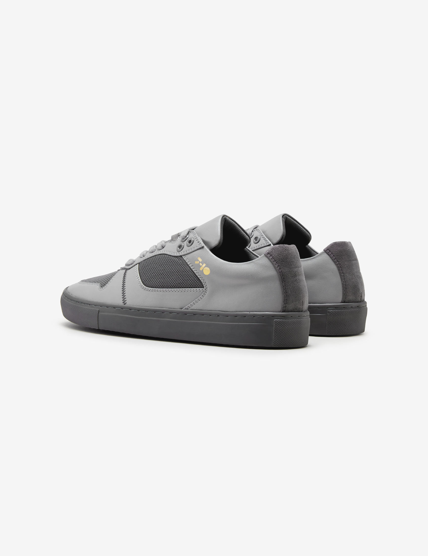 Grey Low-Top Sneakers Men