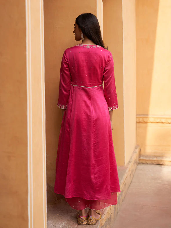 Hot Pink Lily Kurta Set