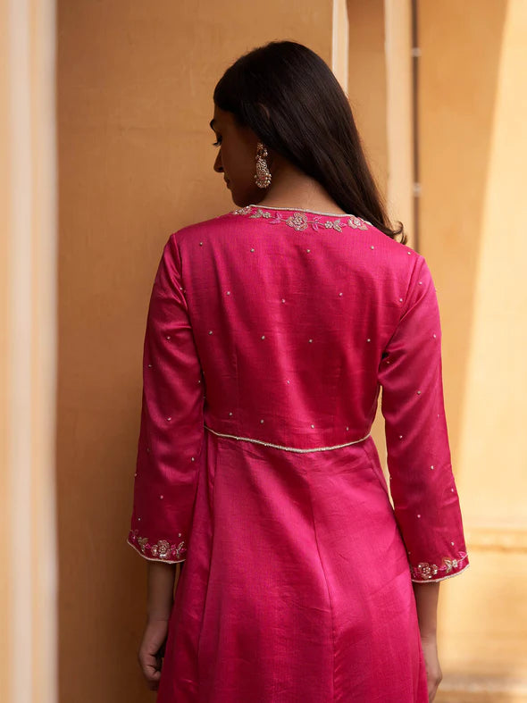 Hot Pink Lily Kurta Set