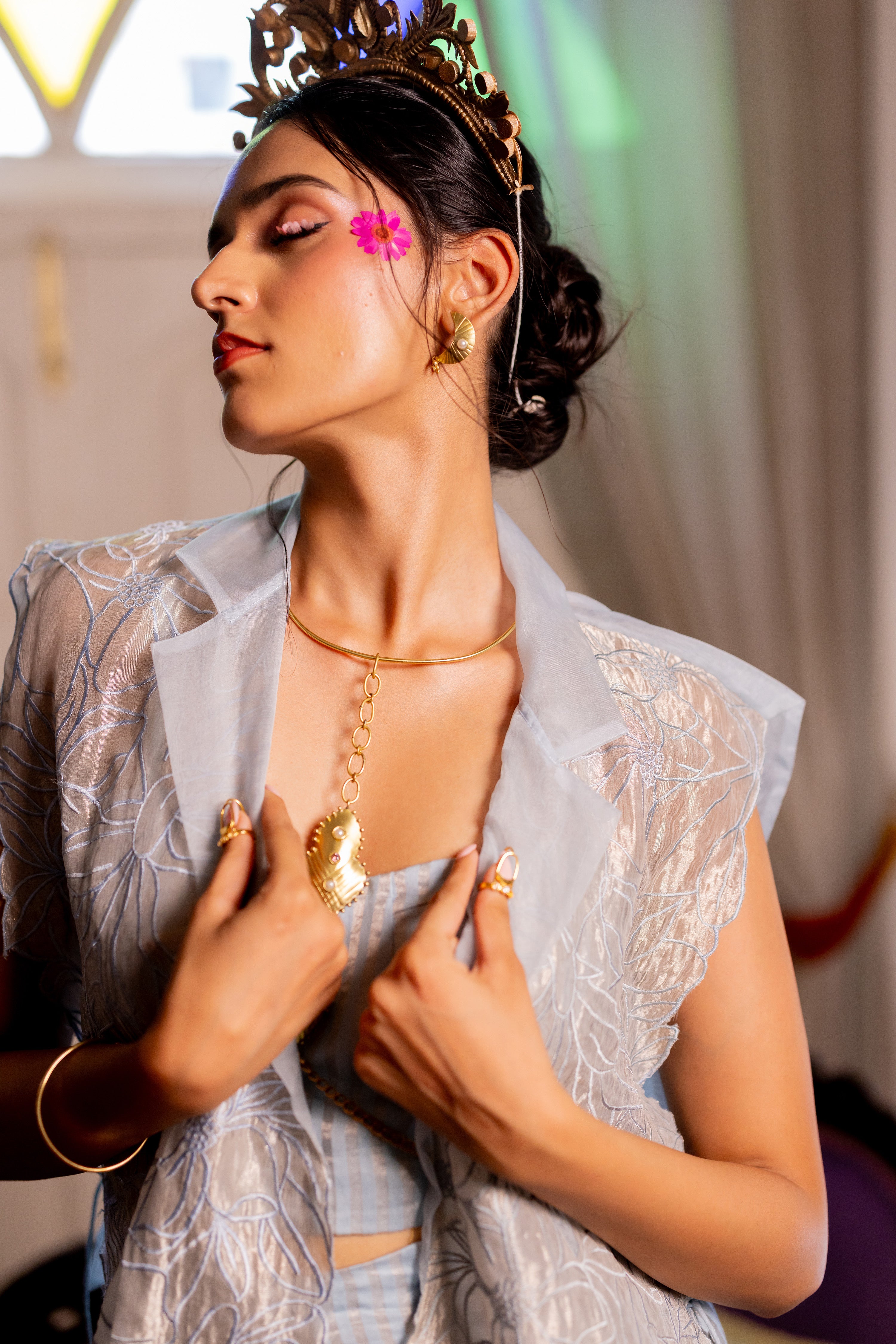 Powder blue blazer set (Marlin)