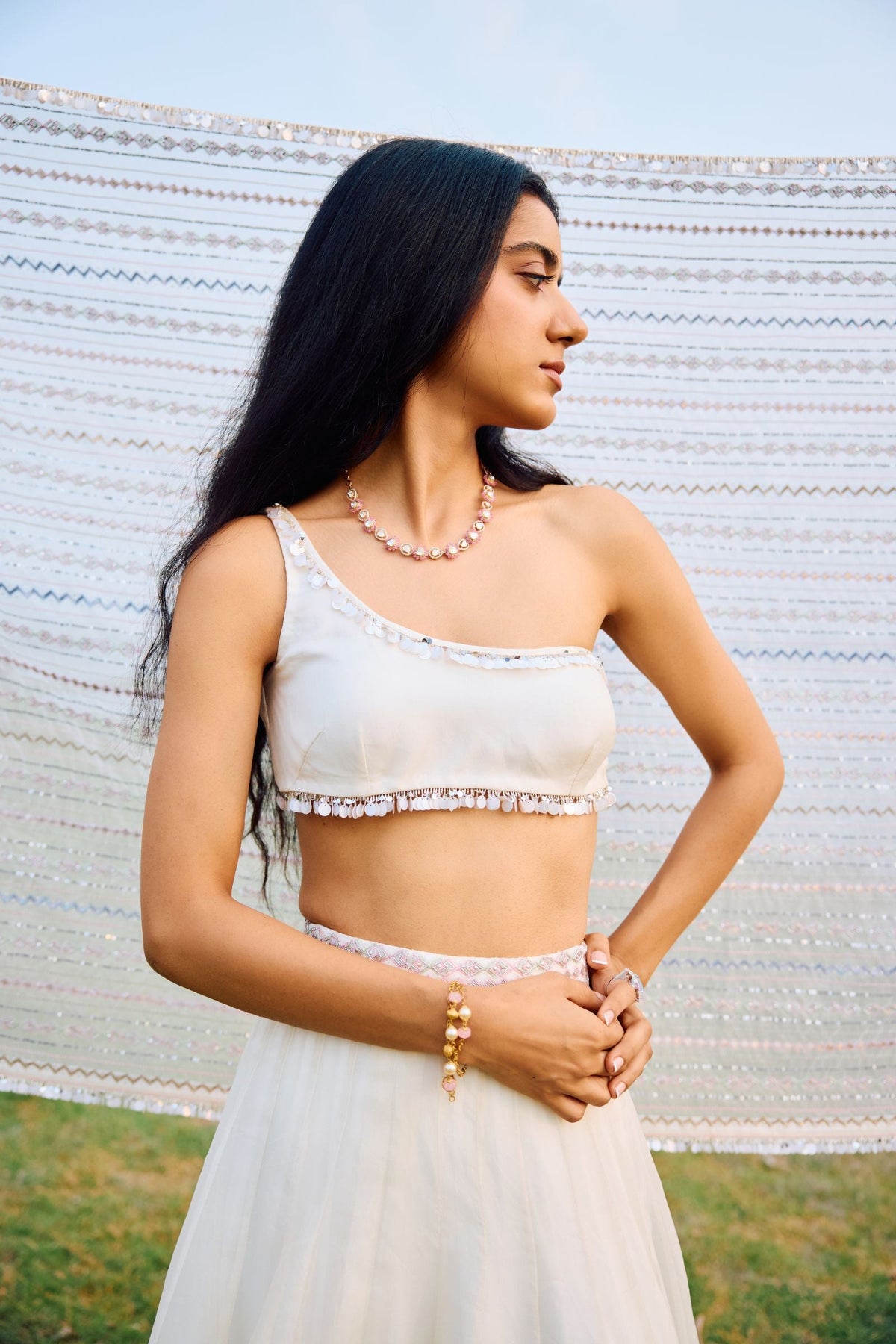 LEHENGA PAIRED WITH BLOUSE AND DUPATTA