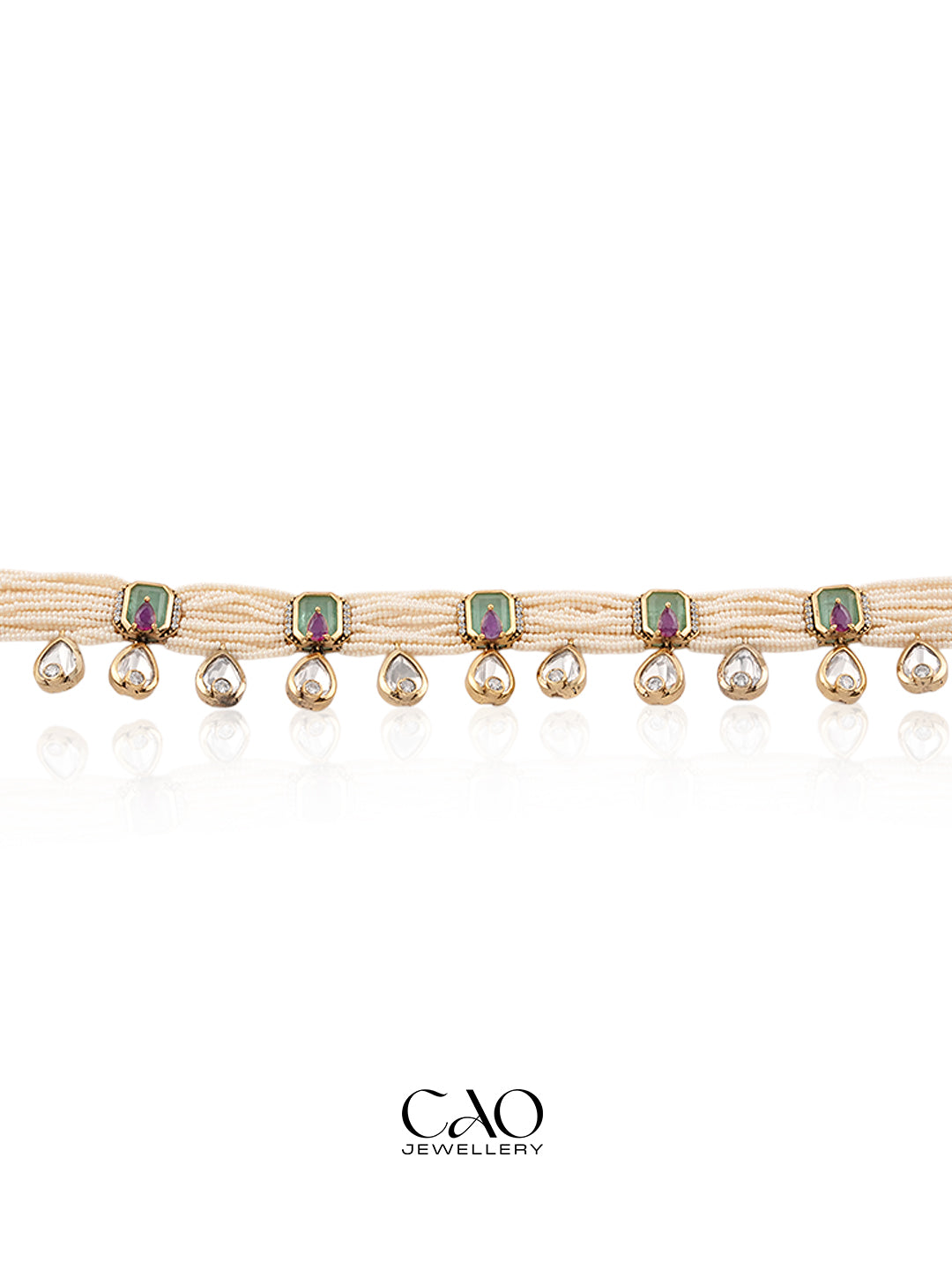 Pearl Mosaic Necklace
