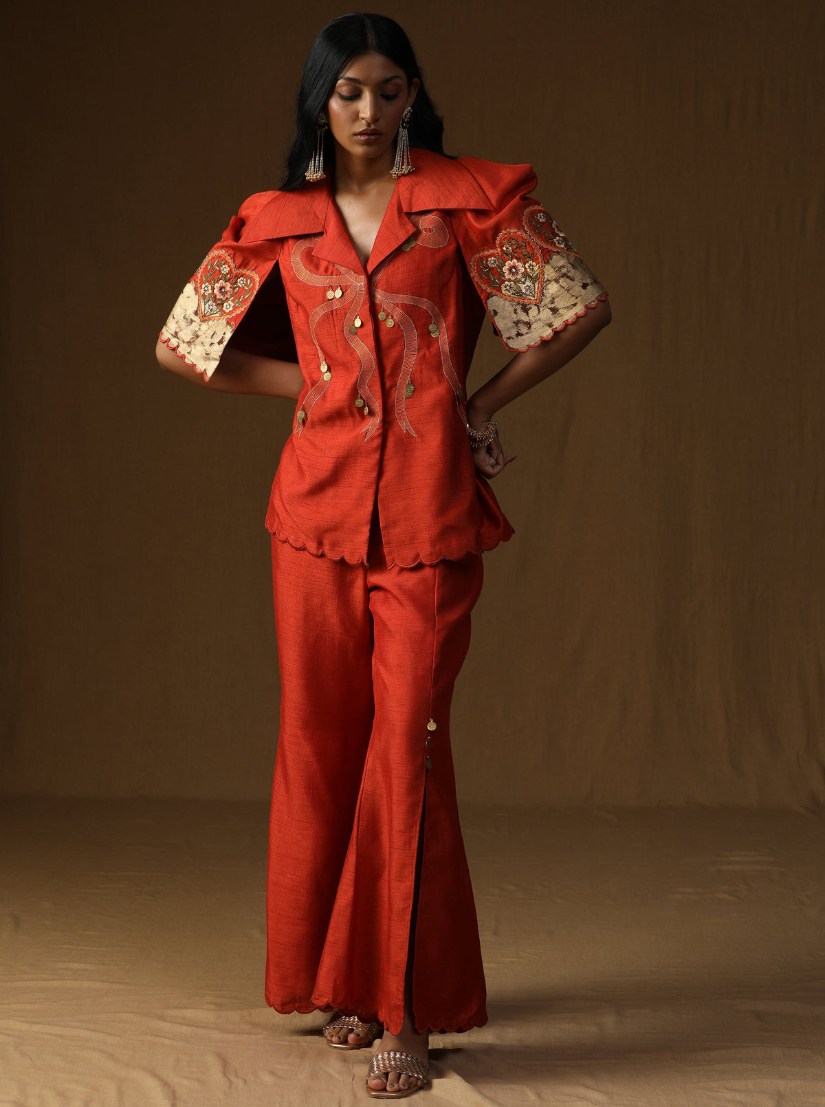 Chitra Kesar Noor – The Artisan Rooh Co-ord Set