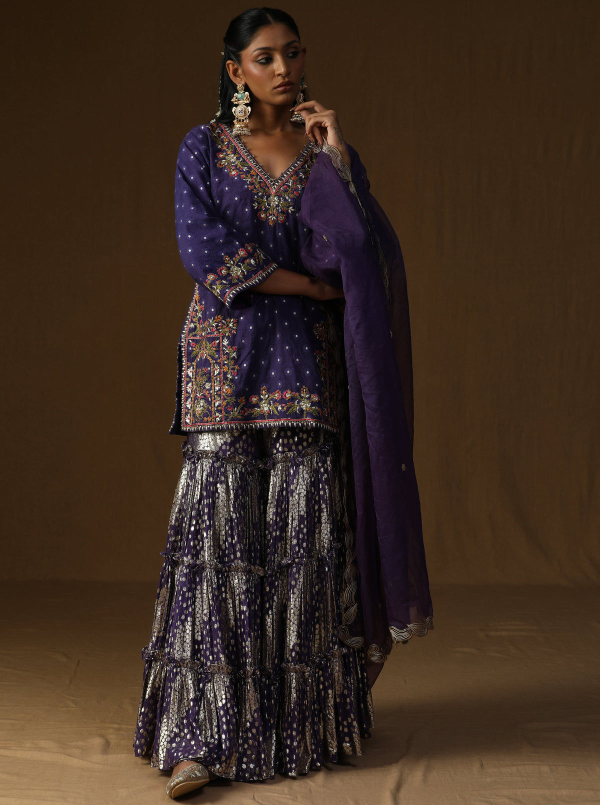 Noorika -Neel Kusum Sharara Set