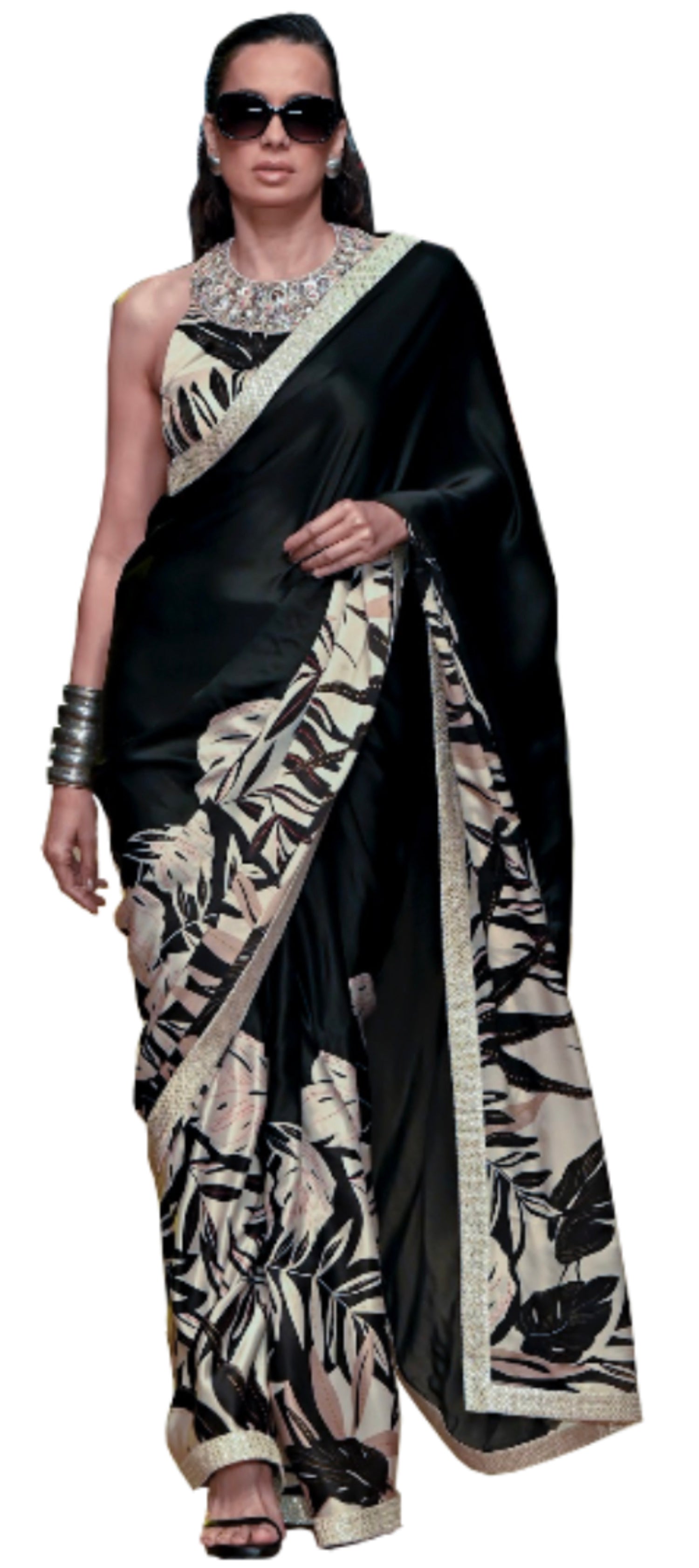 Printed saree