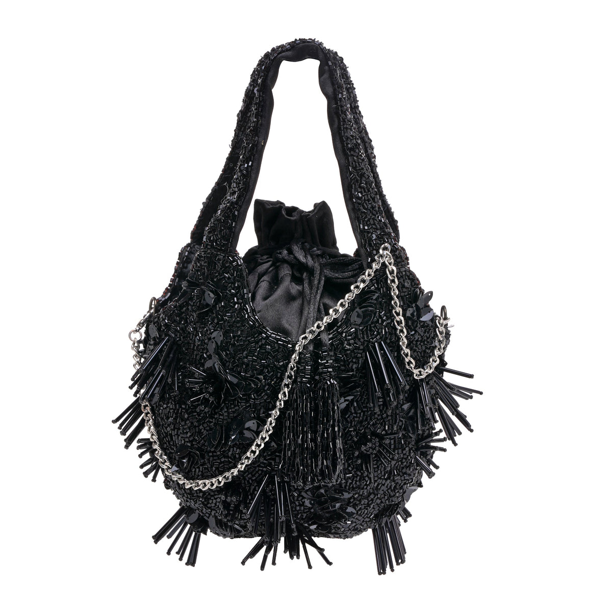 Black Glow Clutch Bag