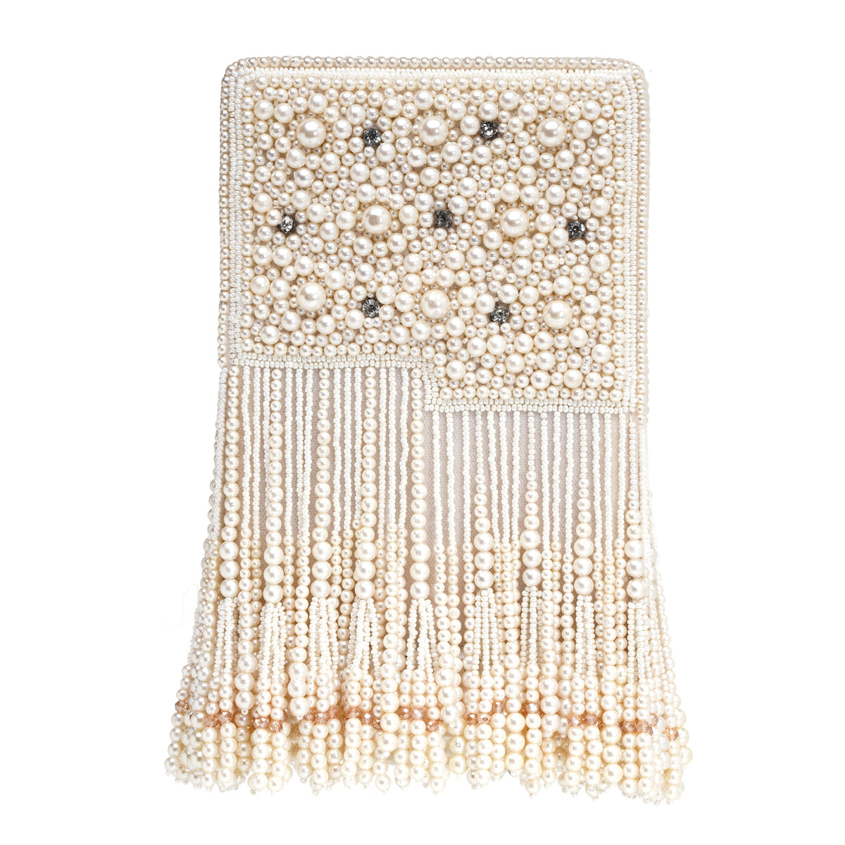 Pearl Drape Clutch Bag