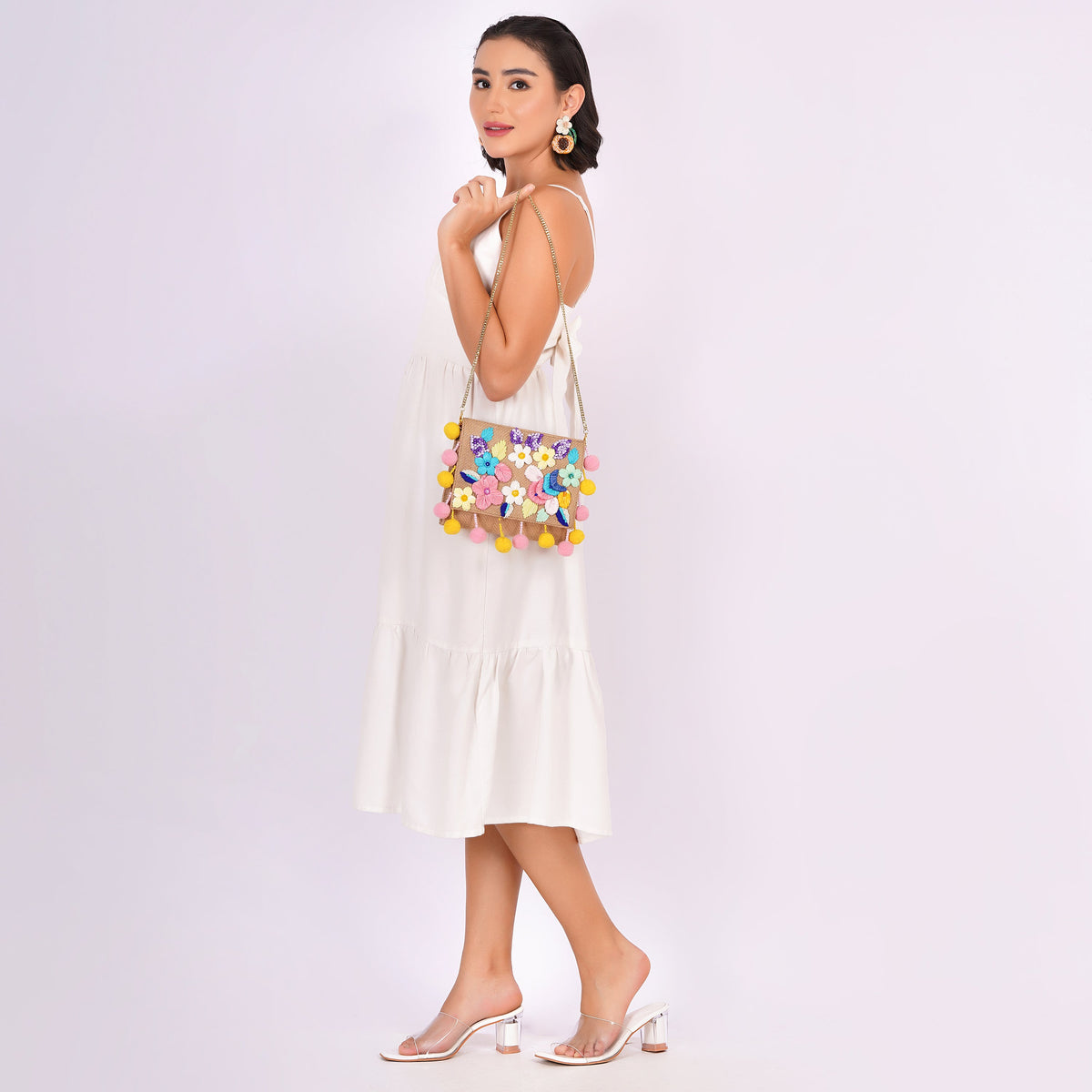 Flowery Fun Clutch Bag