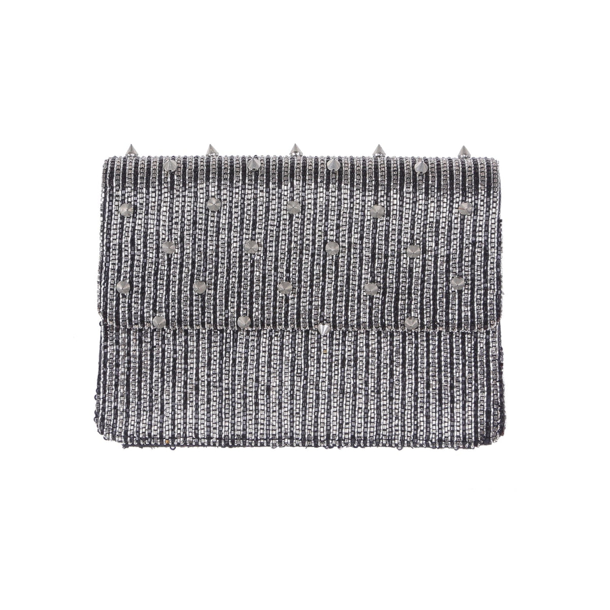 The Silver Mesh Clutch