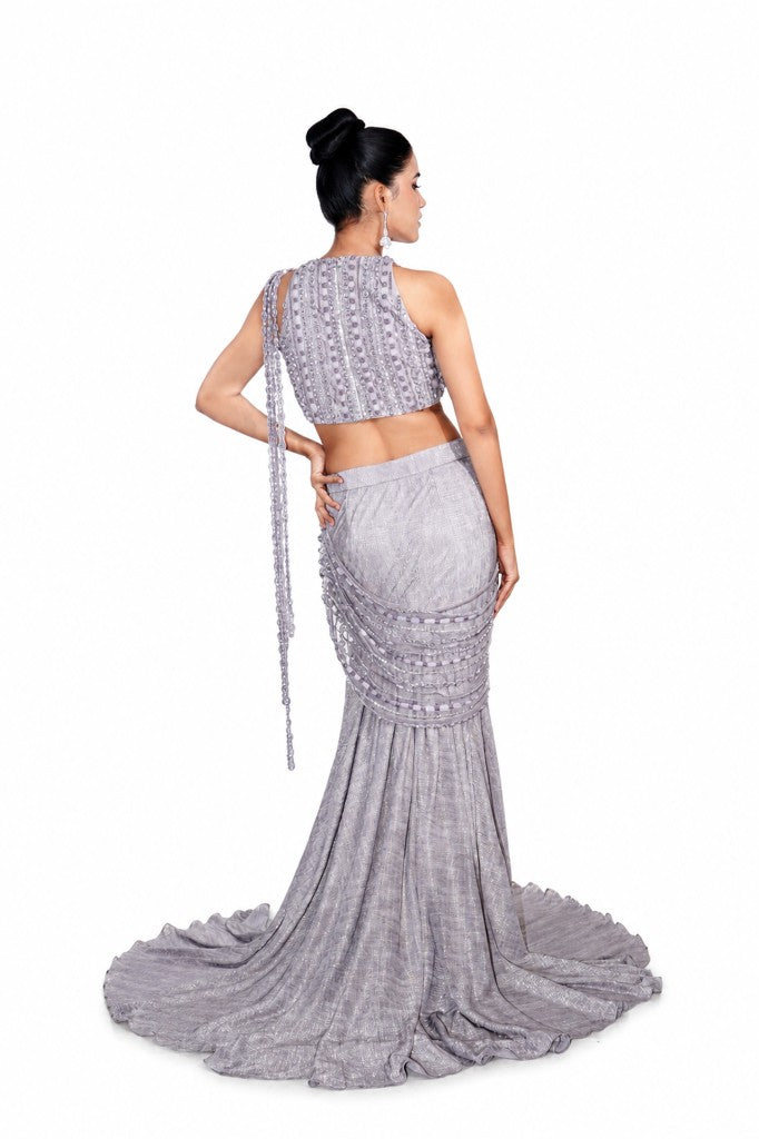 Drape Skirt Saree Blouse