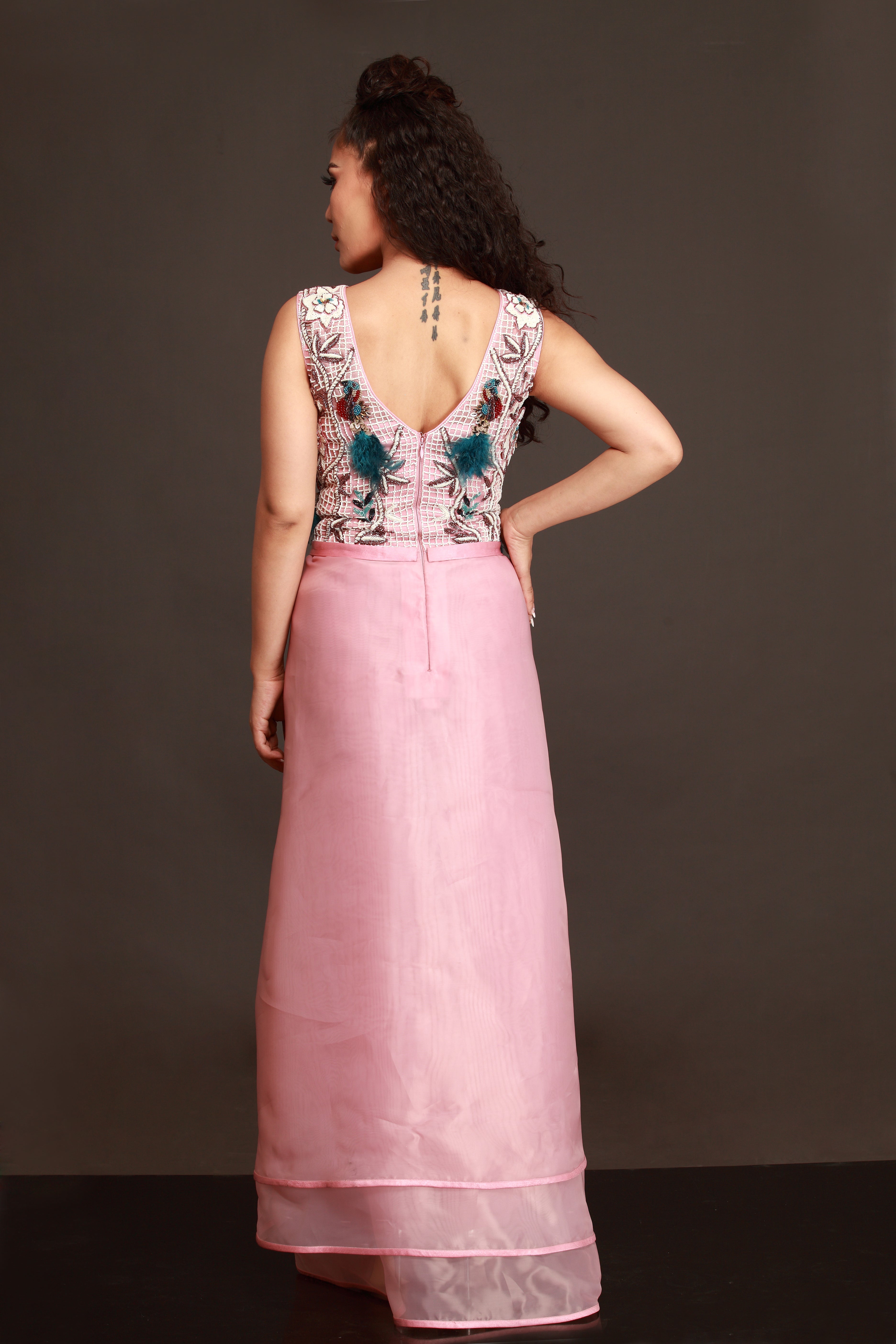Layered Dress with Pant