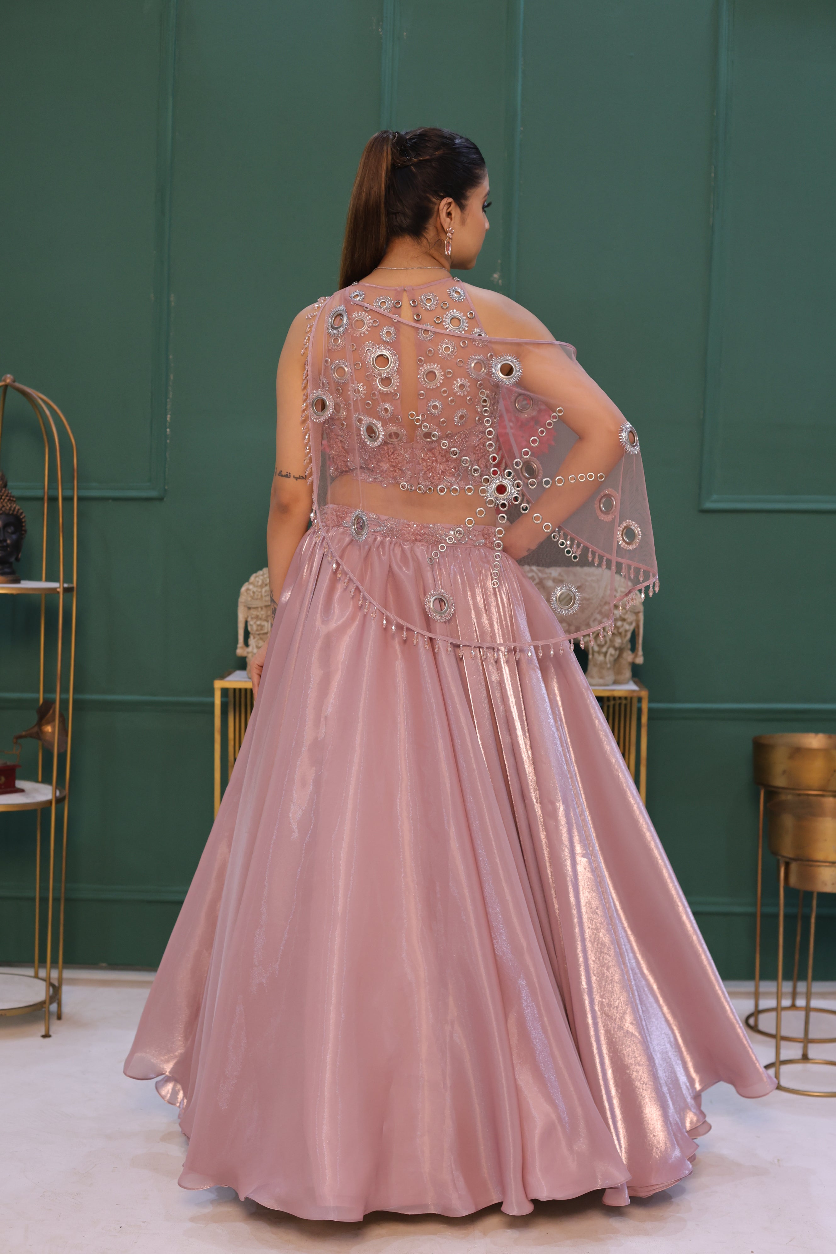Peach Lehenga