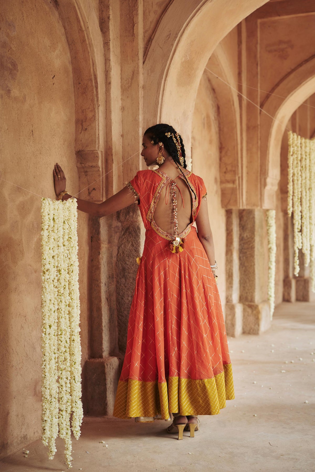 Anahata Anarkali Set | Kundalini Collection