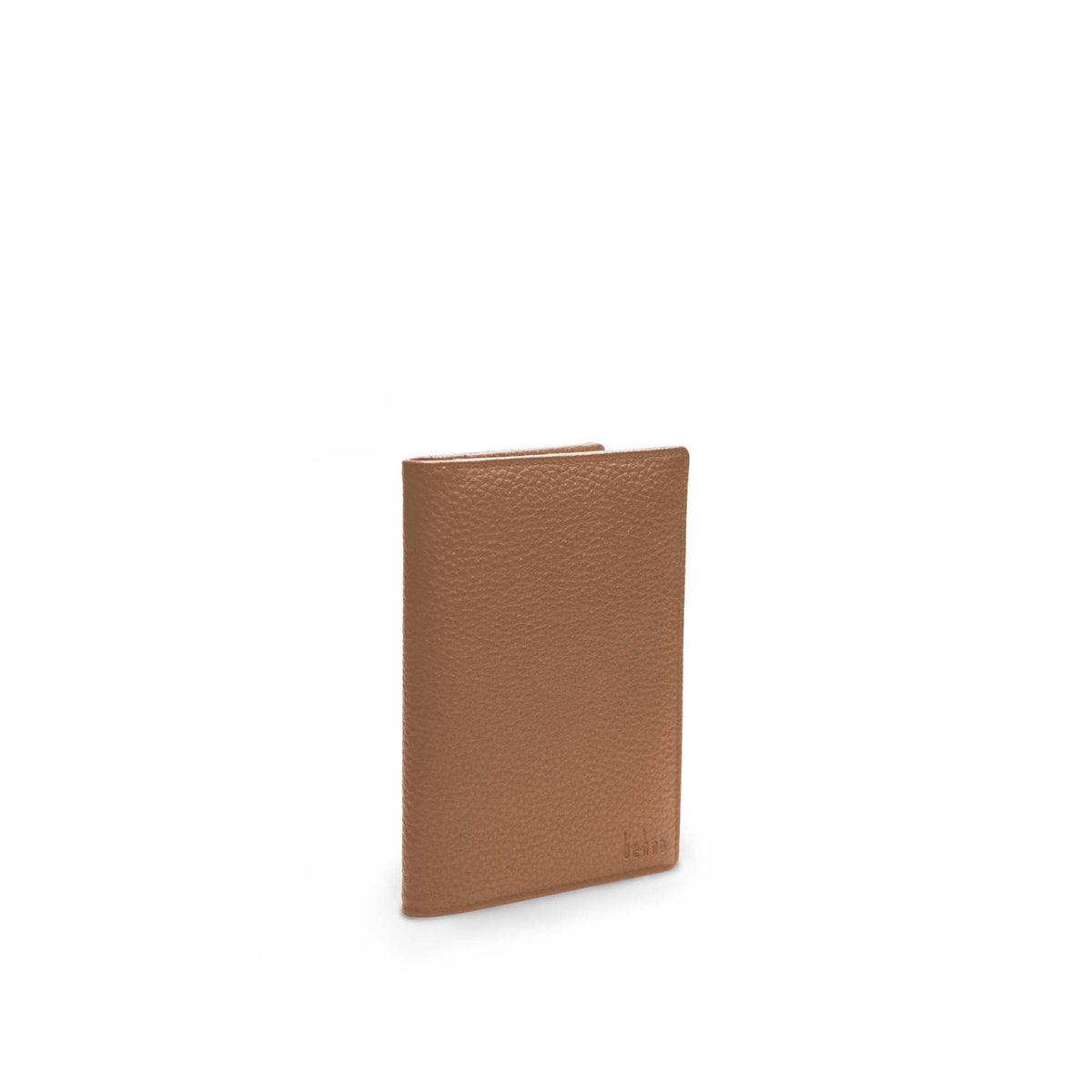 BAKU PASSPORT HOLDER PEBBLE BROWN