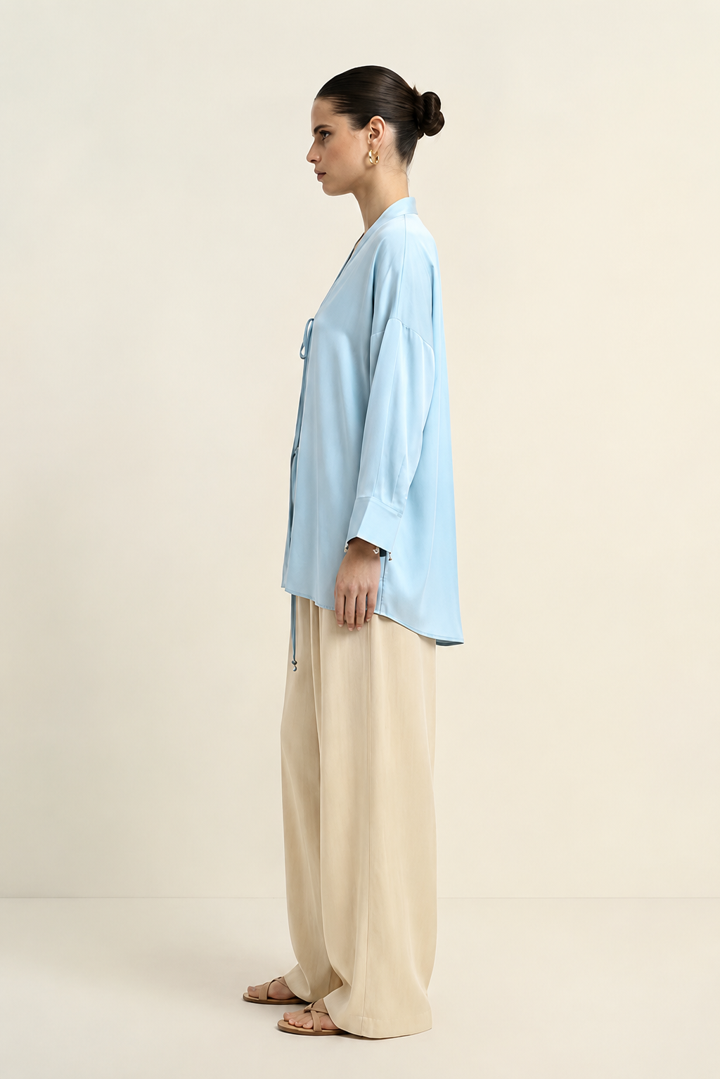 Tropical Breeze Blue Loop Blouse